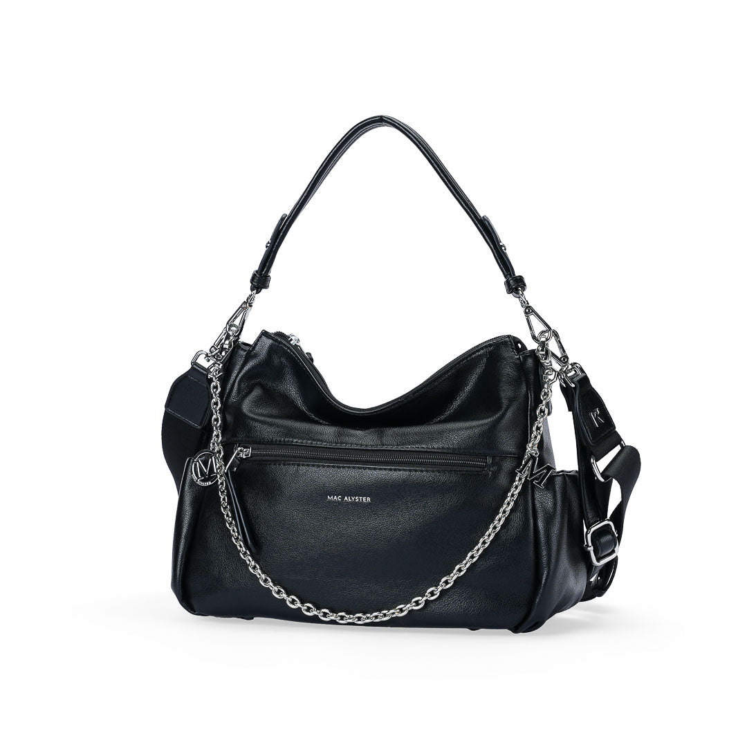 MAC ALYSTER MILAN 2.0 sac besace kaki chaîne 30 cm
