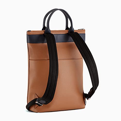 Le Tanneur Nathan Sac à Dos Cabas Cuir Grainé Homme 34x40x12