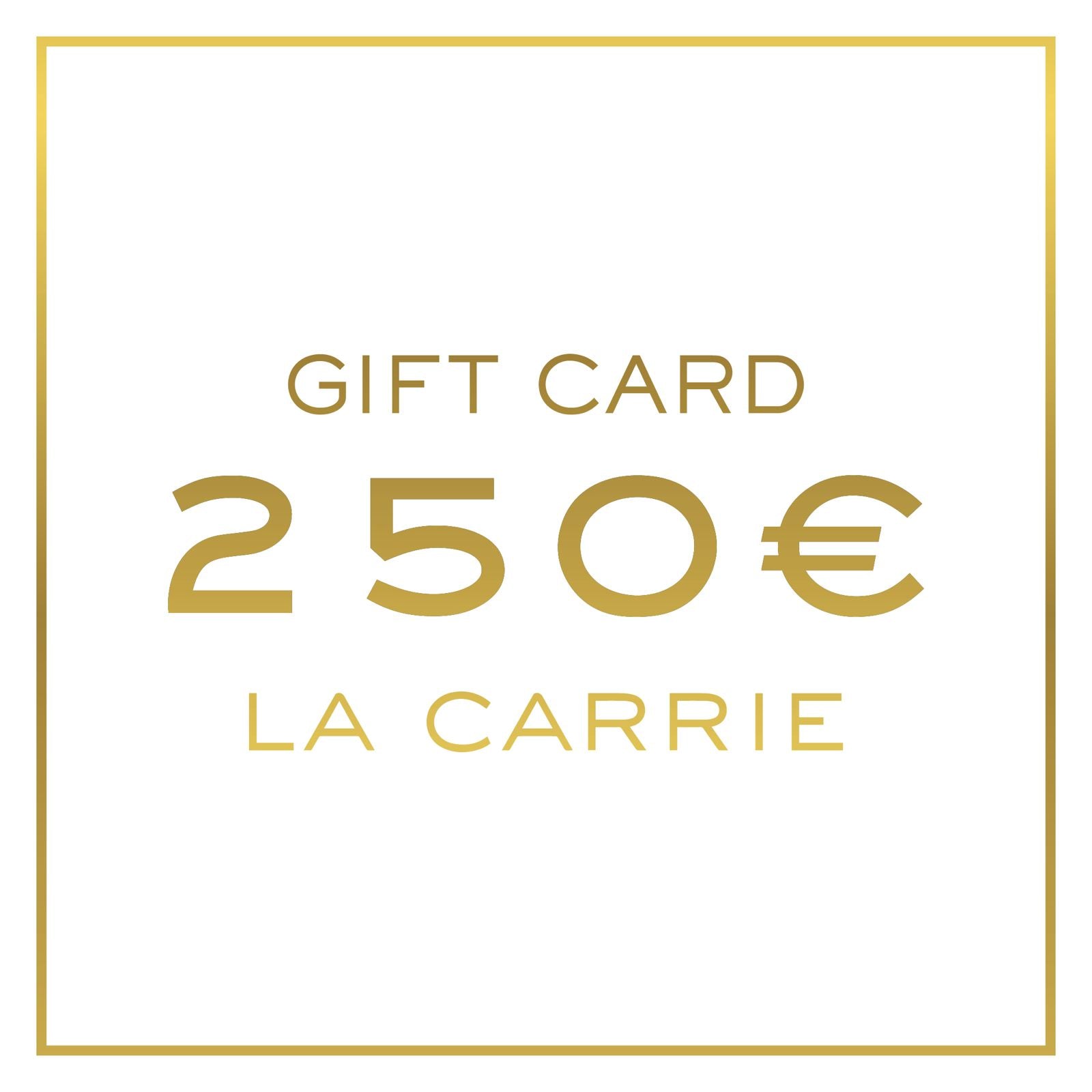 La Carrie Gift Card carte cadeau 100€ choix sac cuir