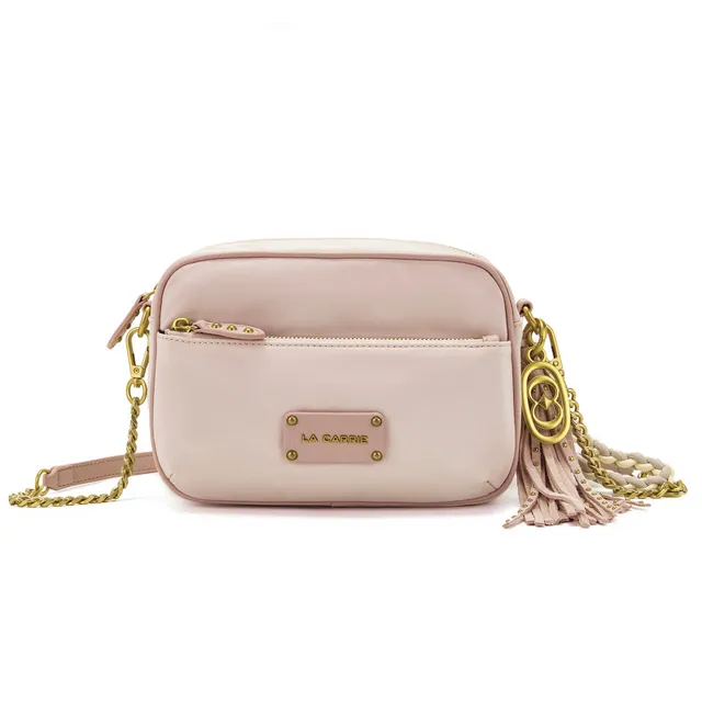 La Carrie Dark Wave sac bandoulière rose nylon