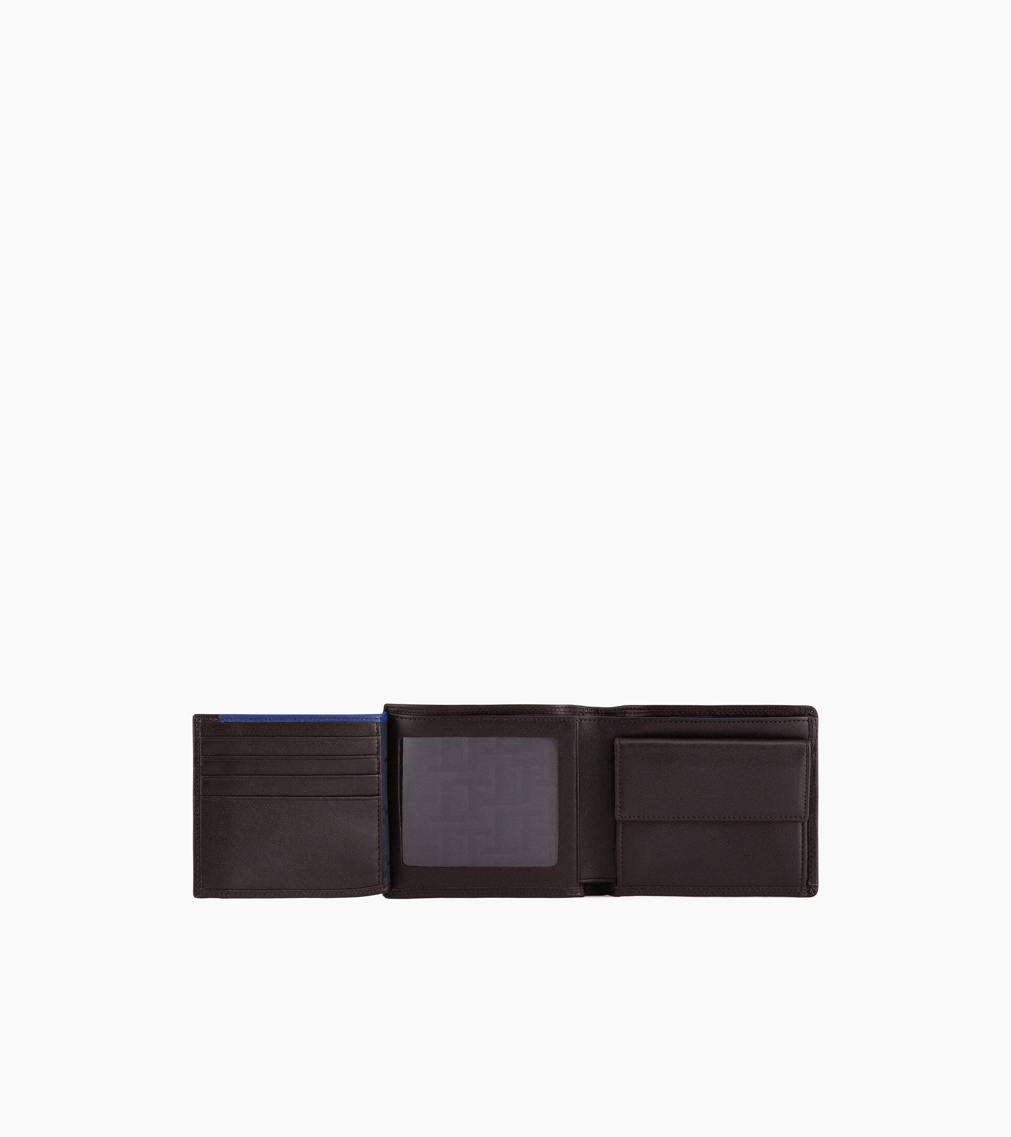 Le Tanneur Martin portefeuille cuir lisse coffee brown
