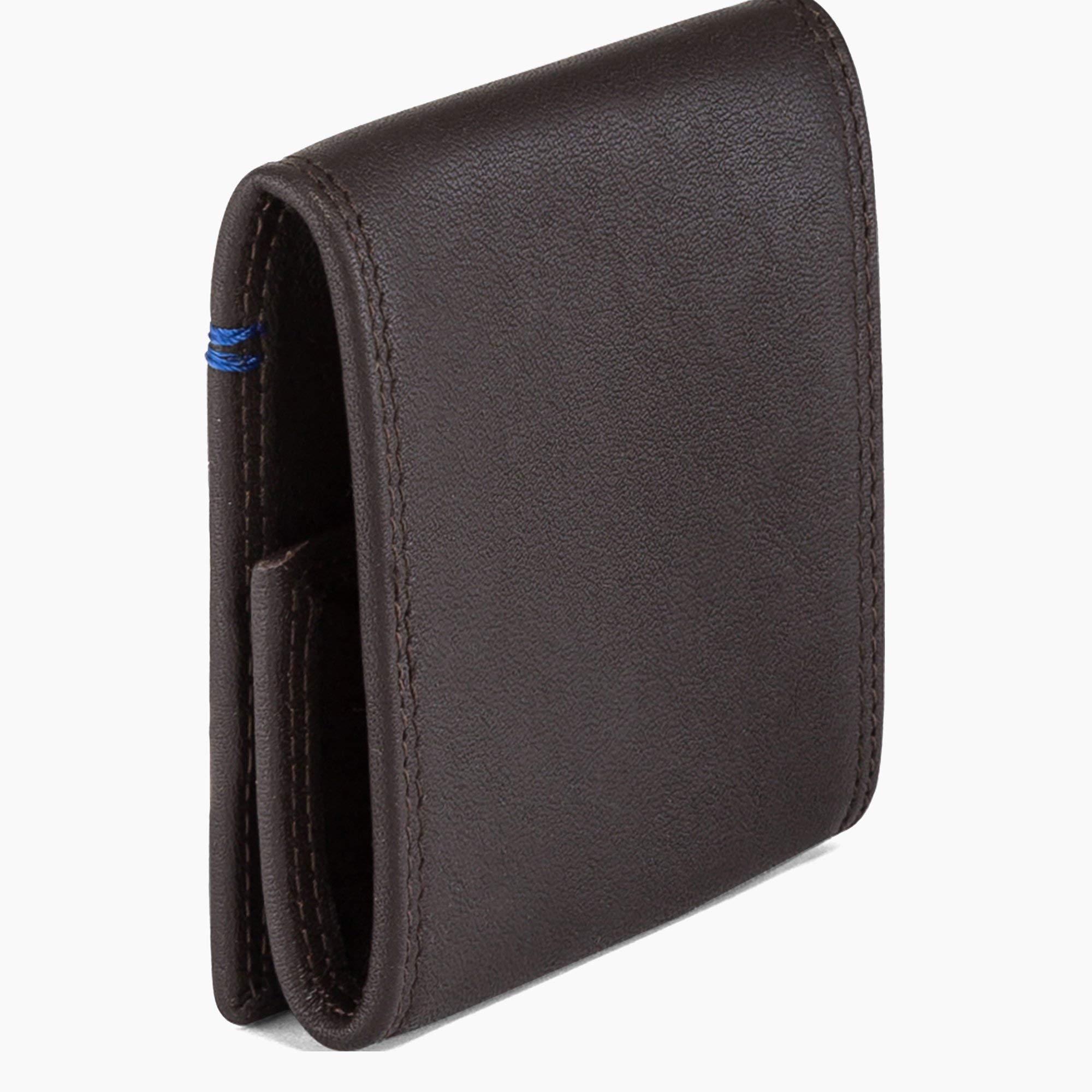 Le Tanneur Porte-monnaie boîte cuir lisse 7 cm