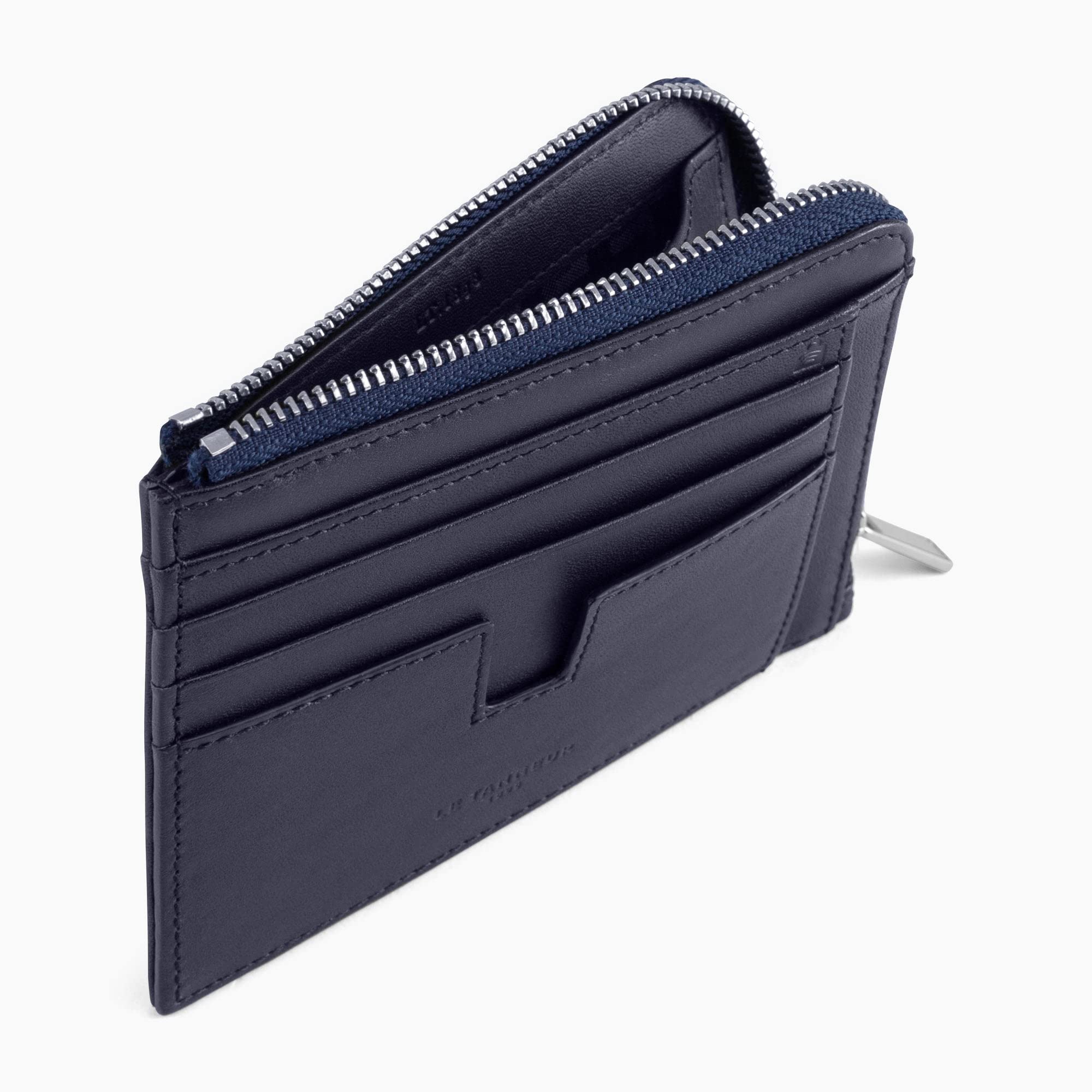 Le Tanneur Albert porte-cartes cuir lisse anti-RFID