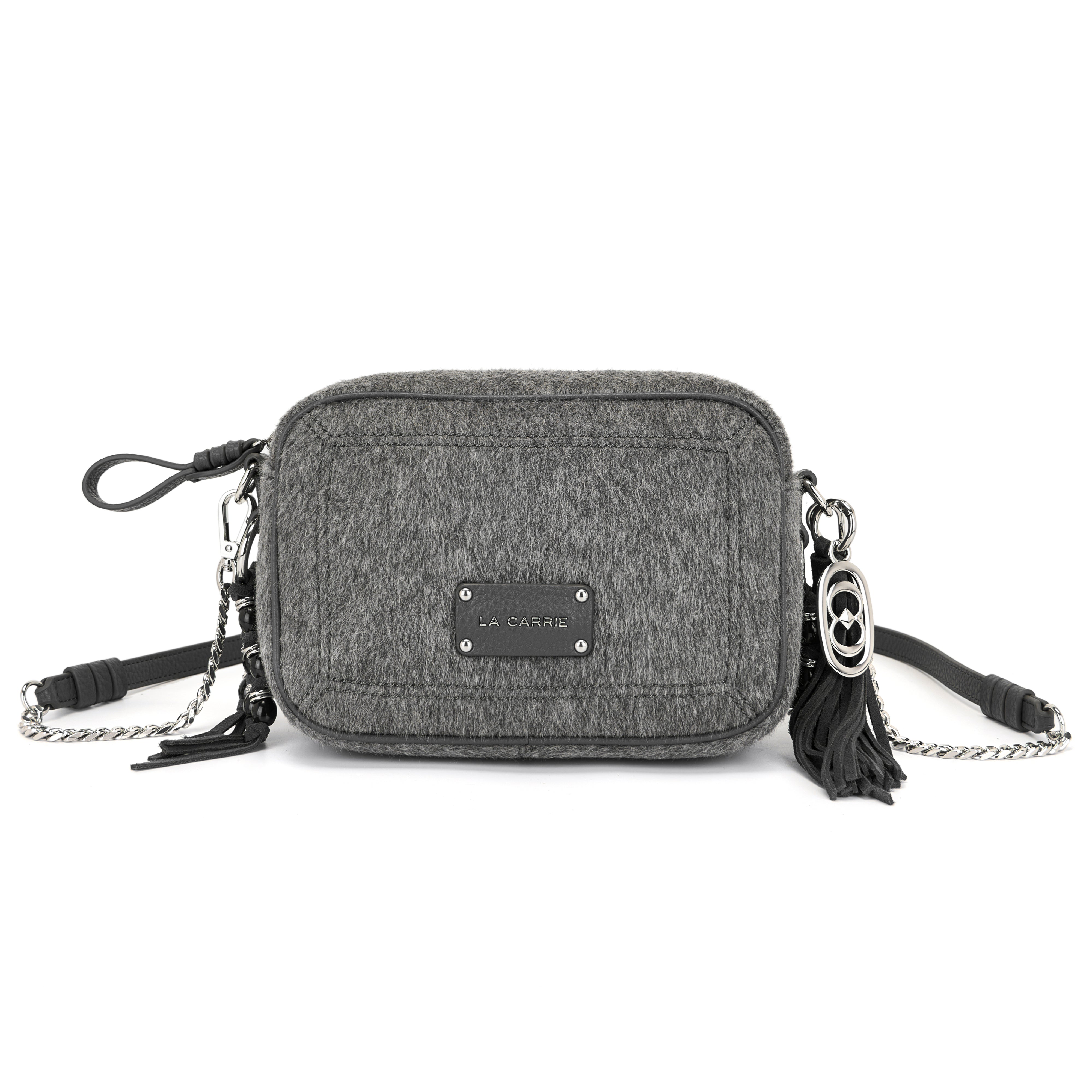 La Carrie Bag Sarner sac épaule gris 23x10x16cm