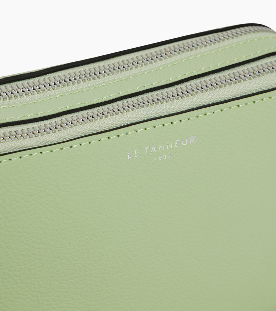 Le Tanneur Emile petite sacoche cuir grainé 2 compartiments