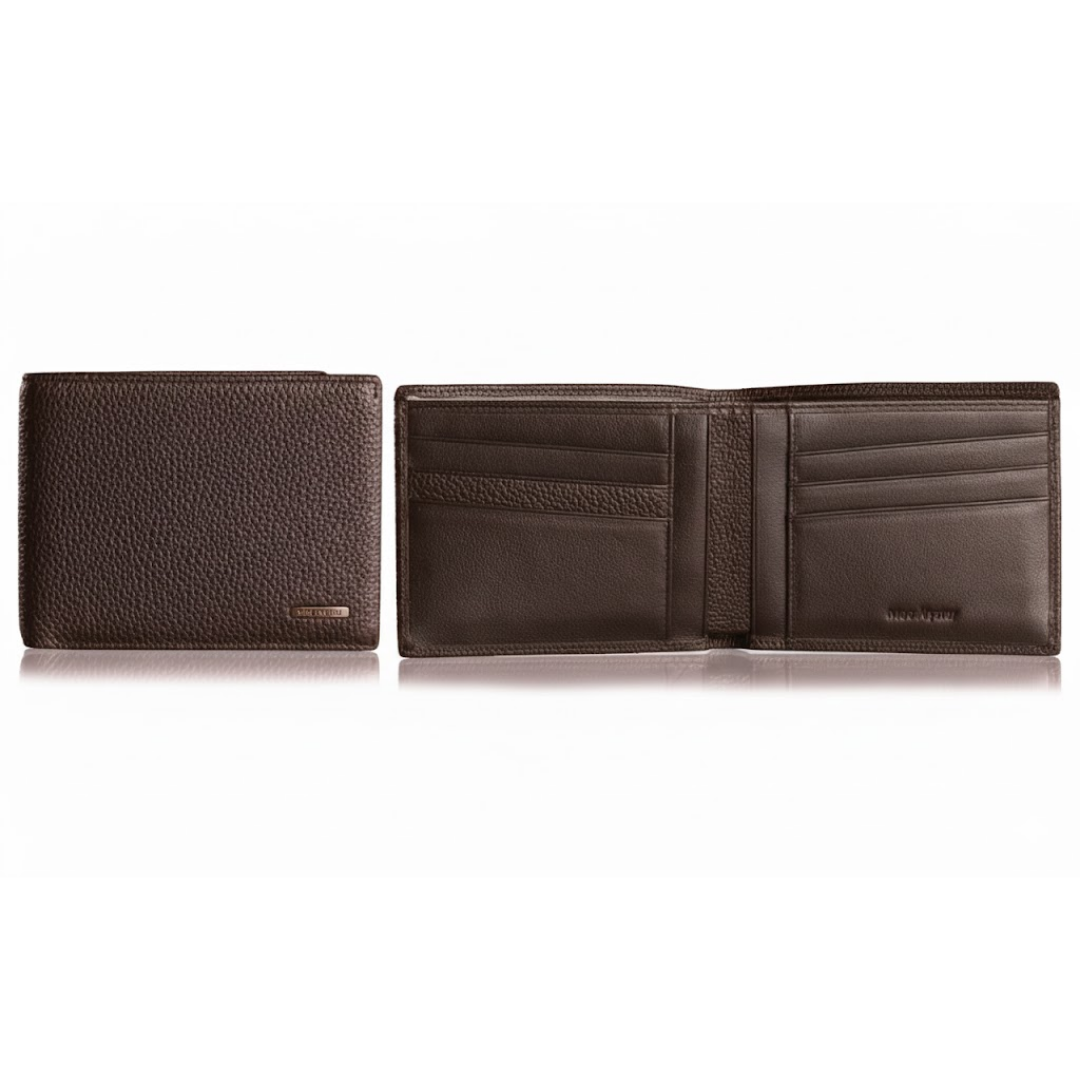 Mac Alyster Premium Portefeuille Italien Noir Fin