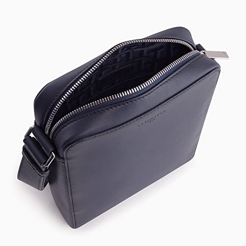 Le Tanneur Albert sacoche cuir lisse homme 18x21,5 cm