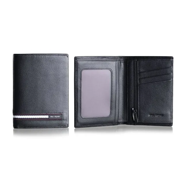 MAC ALYSTER PRELUDE Grand Portefeuille Noir 10 cm