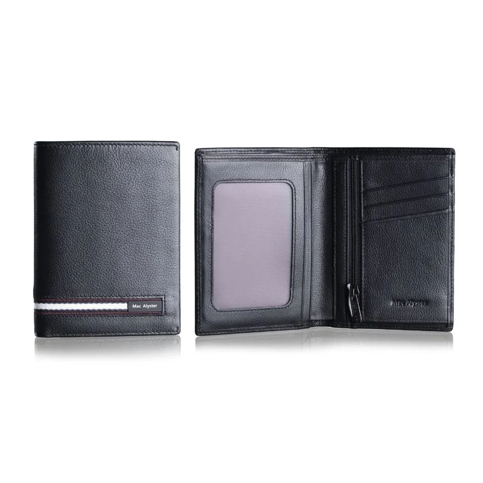 MAC ALYSTER PRELUDE Grand Portefeuille Noir 10 cm