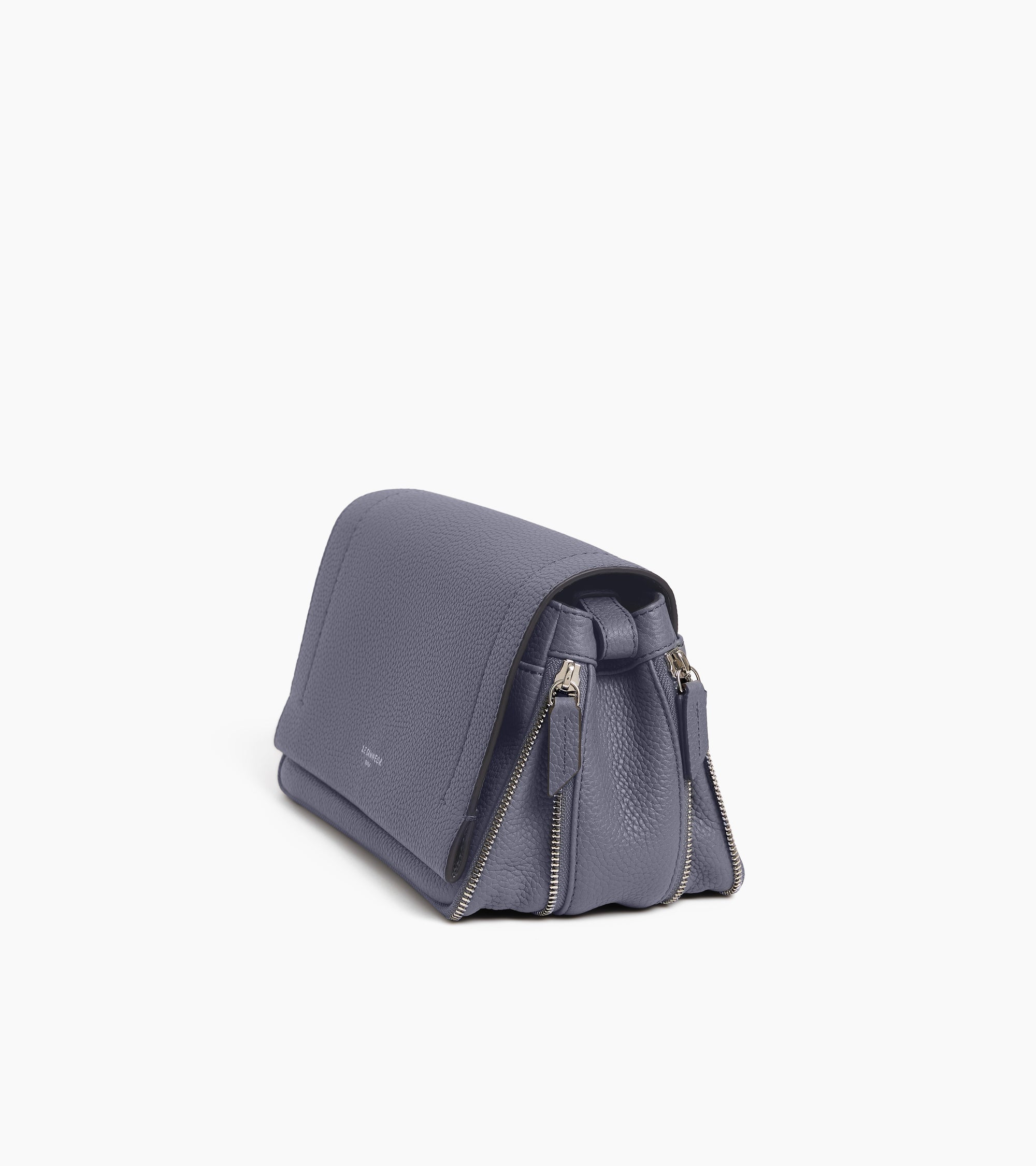 Le Tanneur Aurore Petit Sac Bandoulière Bleu Acier