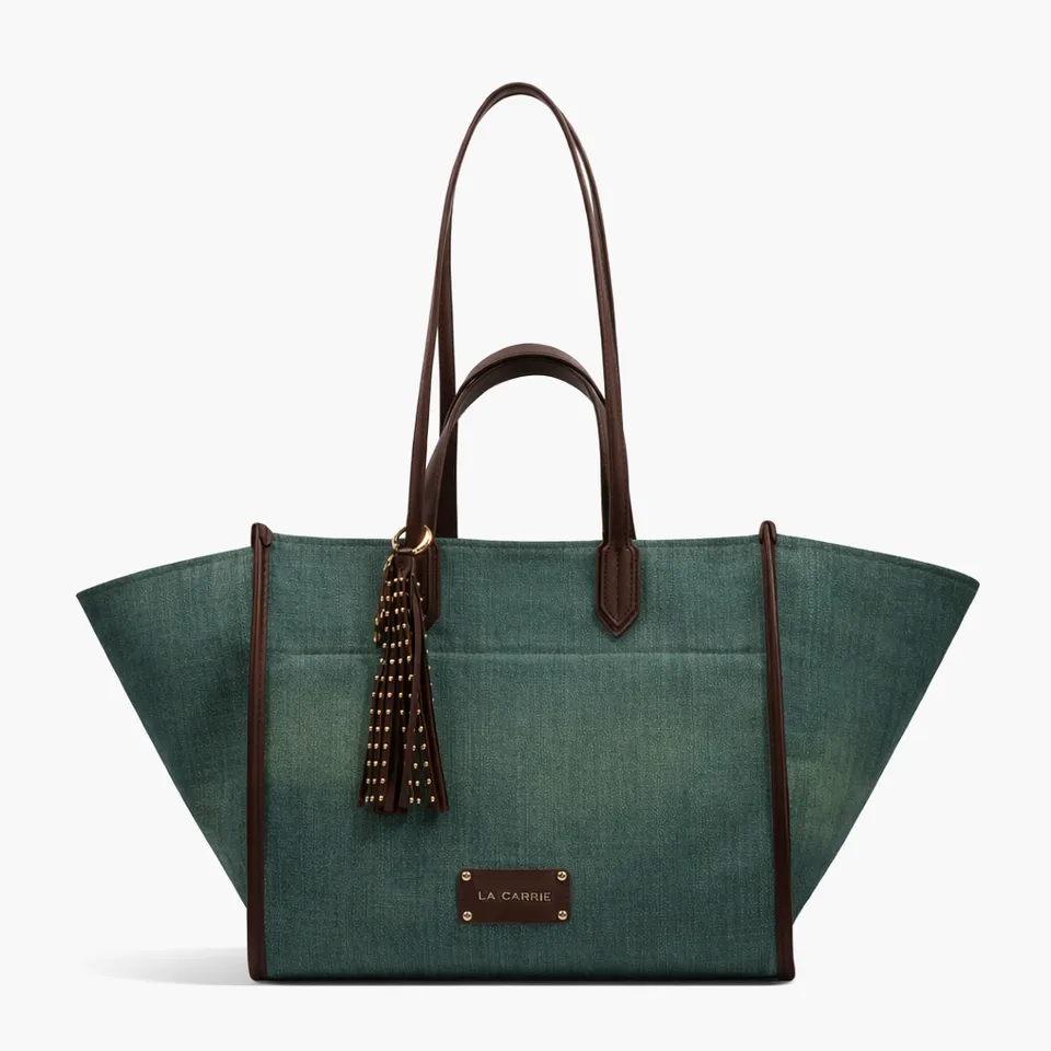 La Carrie VD sac shopping tea canvas édition 32x26x20cm