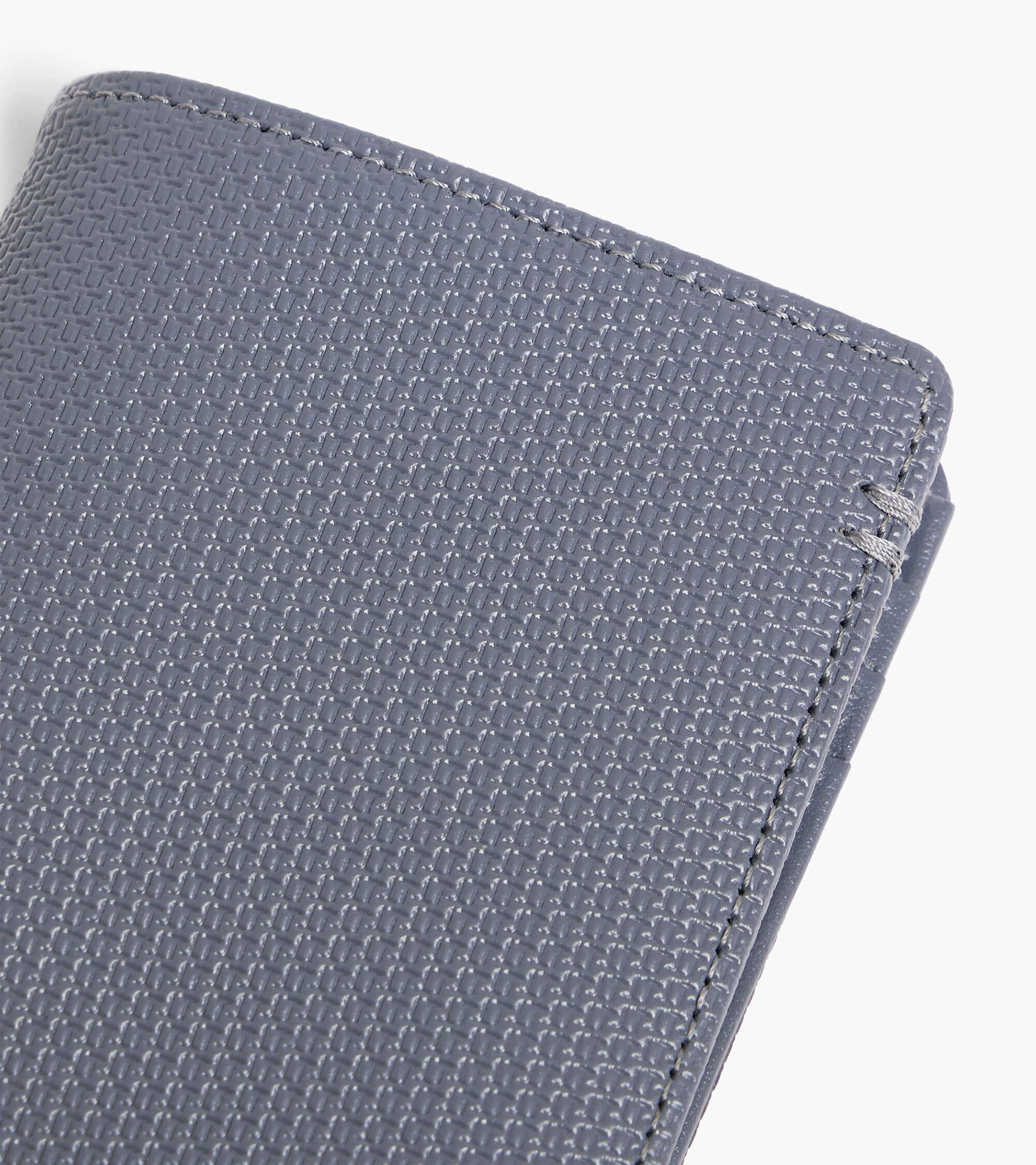 Le Tanneur Lucien porte-cartes cuir signature bleu