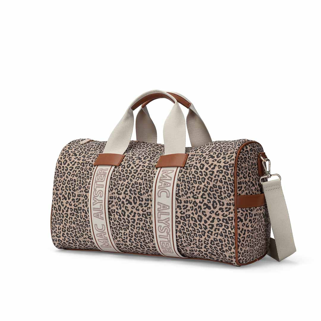 MAC ALYSTER SO CLOVER petit sac bowling léopard 45 cm