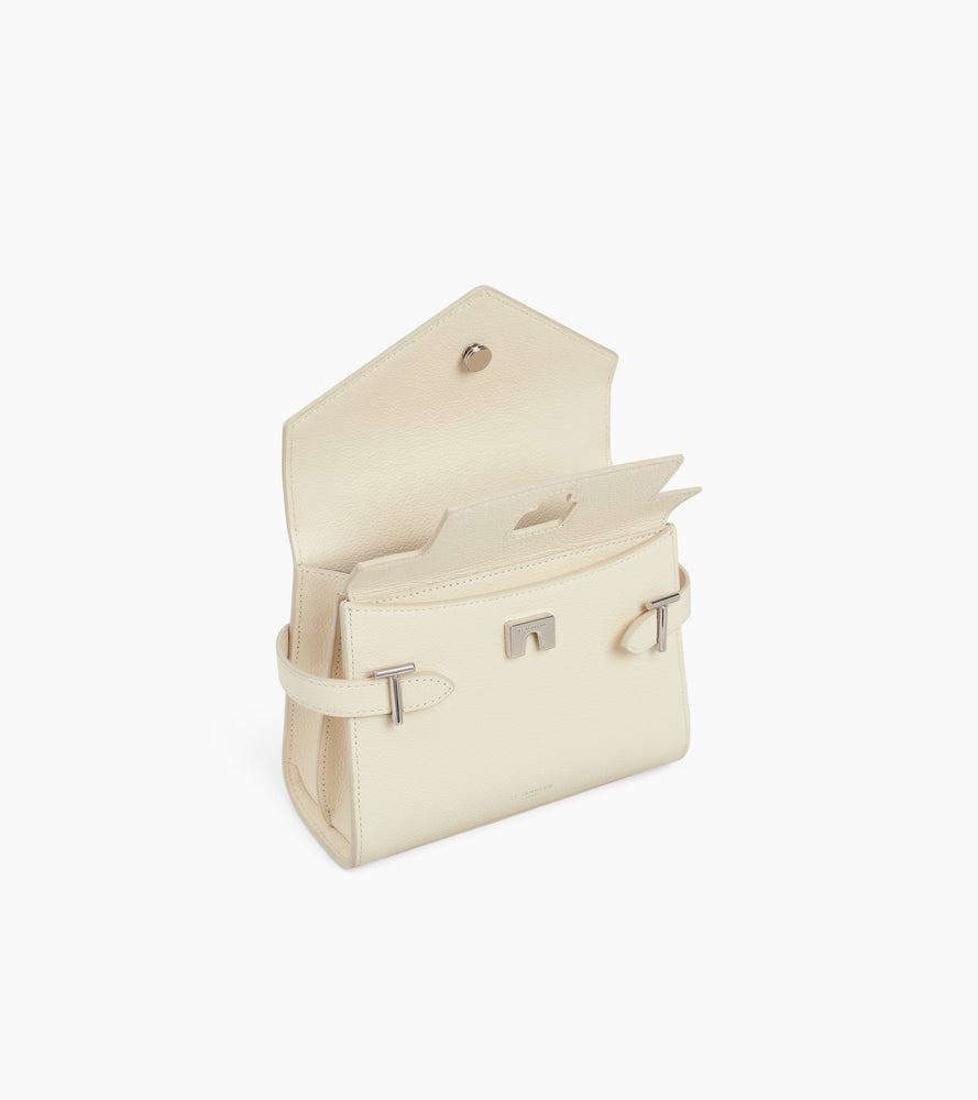 Le Tanneur Emilie petit sac à main cuir fleur de sel