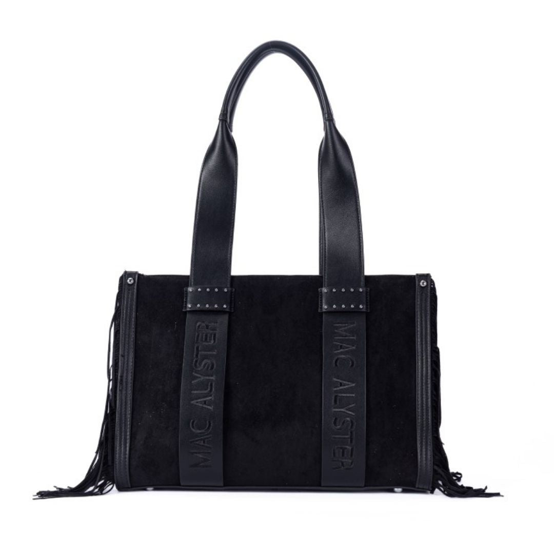 Mac Alyster Capsule Clover Nubuck Sac cabas Marron 37 cm