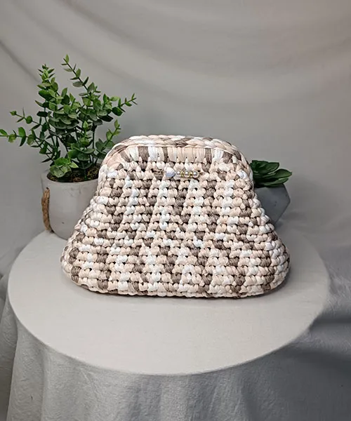 Takiri Mona TK1034 sac à main blanc marron crème