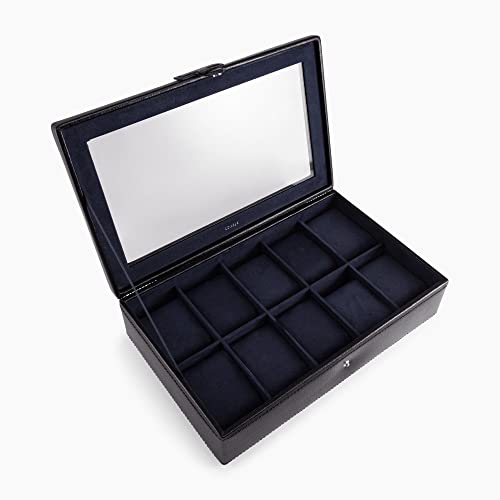 Le Tanneur Leather Goods boîte à montres cuir 10 compartiments velours