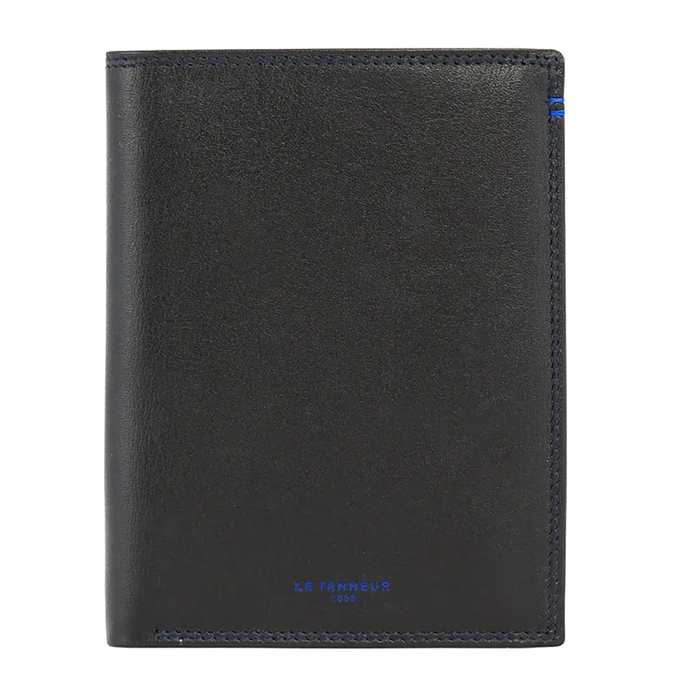 Le Tanneur Grand Portefeuille Vertical Cuir Lisse Homme