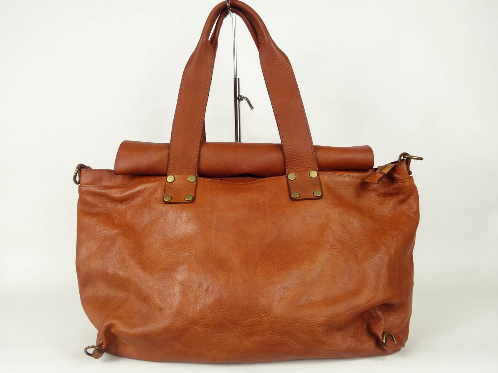 Collection Esprit Cuir PAULINO grand sac cuir naturel XL