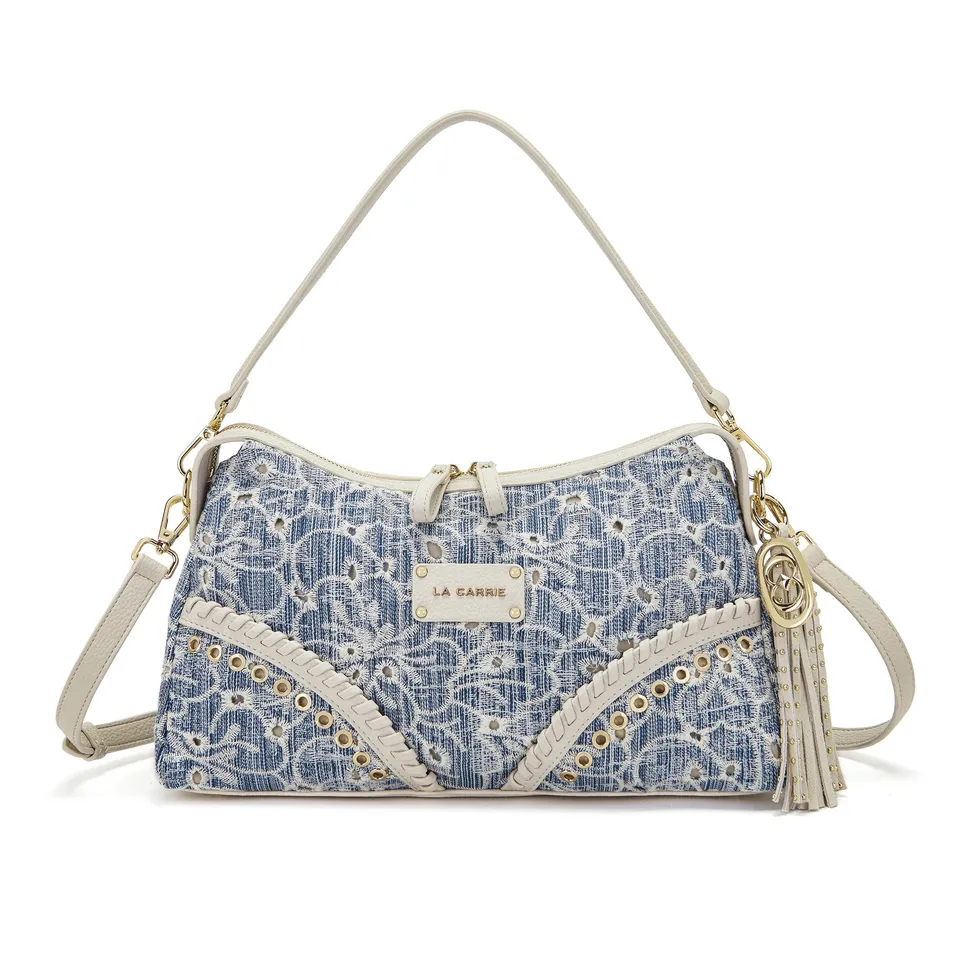 La Carrie Romantic sac bandoulière jeans 28x10x18cm