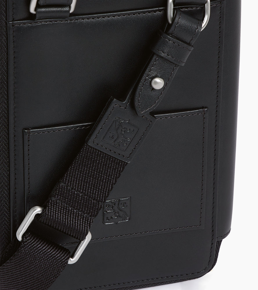 Le Tanneur Maurice étui téléphone cuir Black anti-RFID