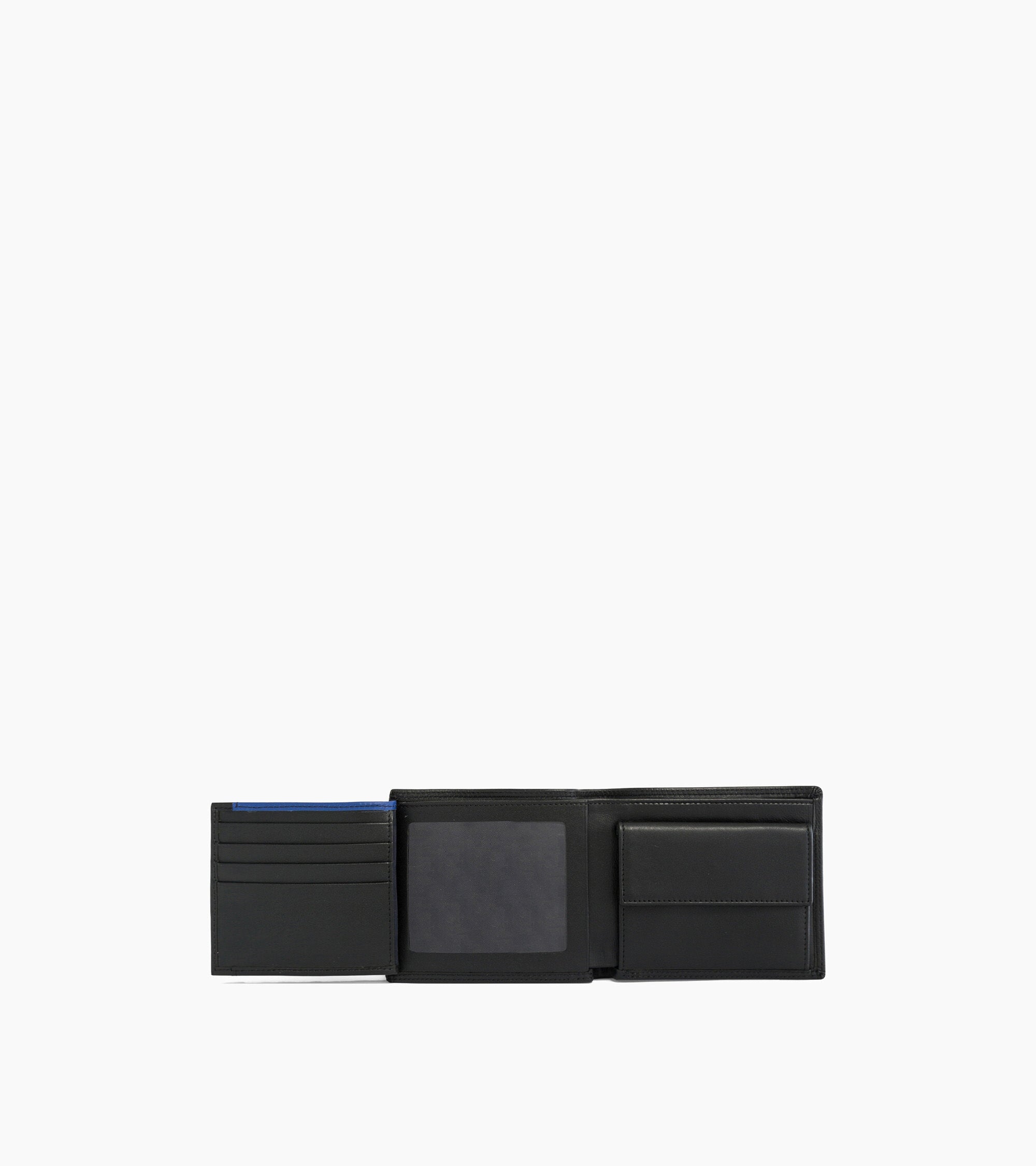 Le Tanneur Martin portefeuille cuir lisse 2 volets Black