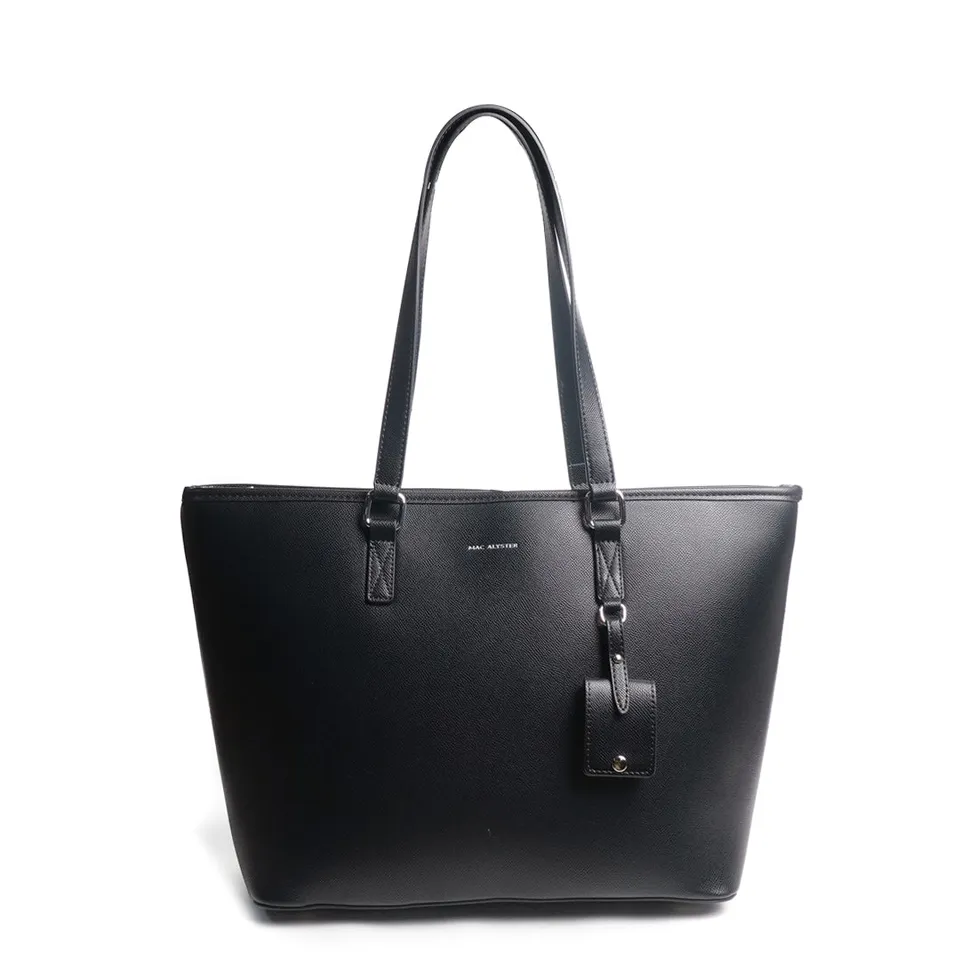 MAC ALYSTER Shopping A4-761 sac shopping noir synthétique