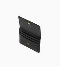 Le Tanneur Emilie porte-cartes cuir signature T rabat monnaie zippée