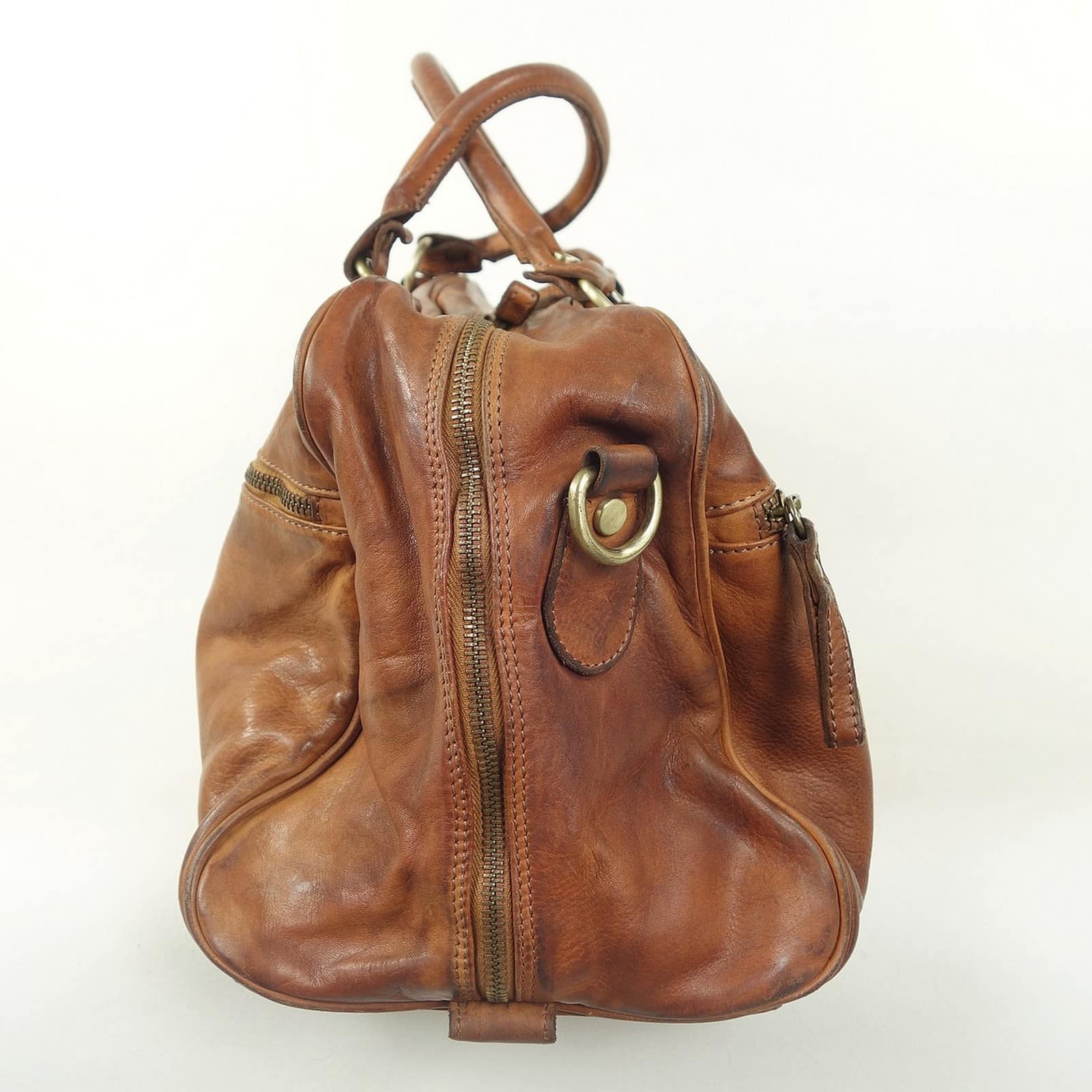 Collection Esprit Cuir Fabio sac 24h cuir naturel vintage