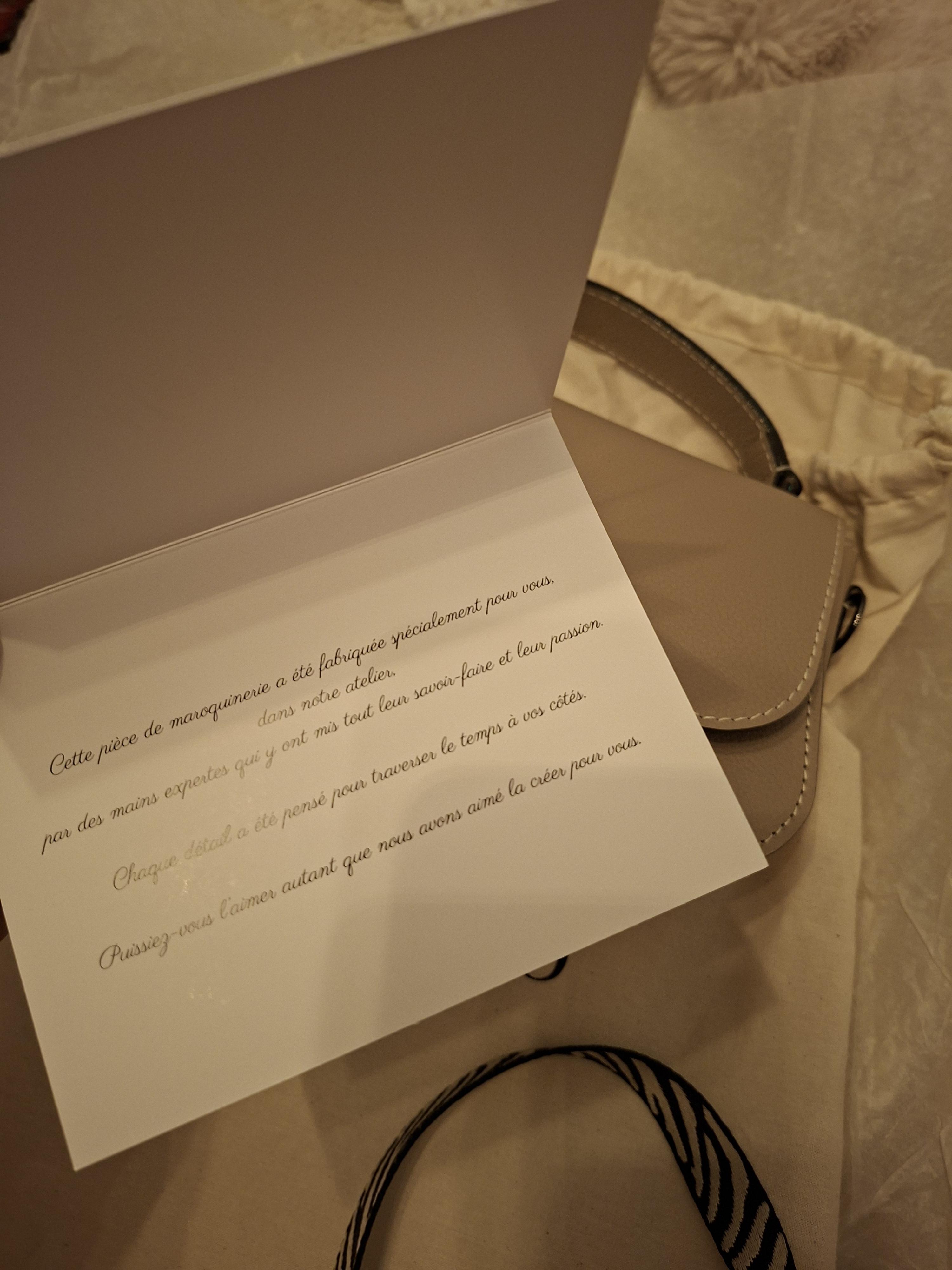 Nodie's L'Iconique Taupe Grainé Sac Baguette Cuir