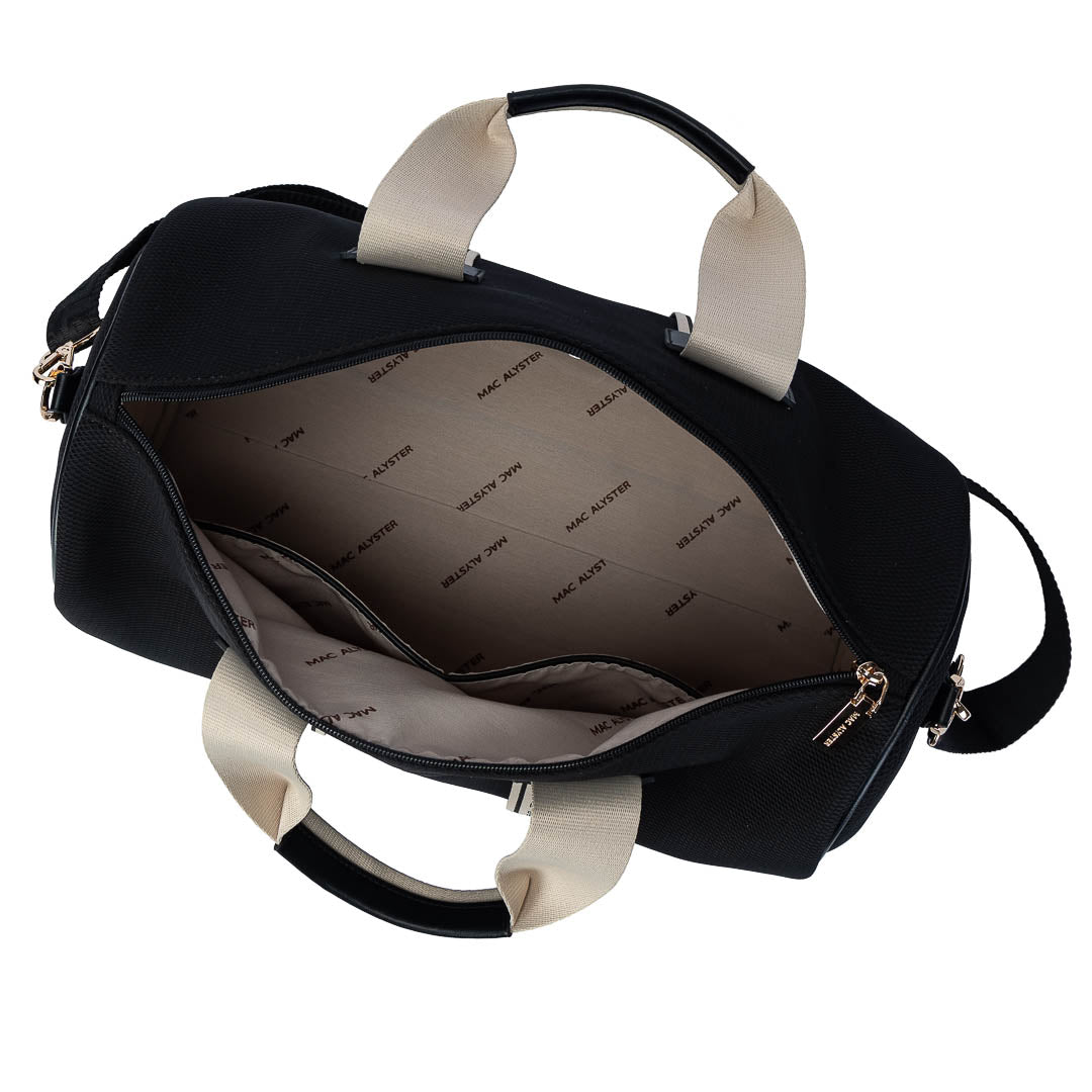 Mac Alyster So Clover sac bowling Noir bicolore 52 cm