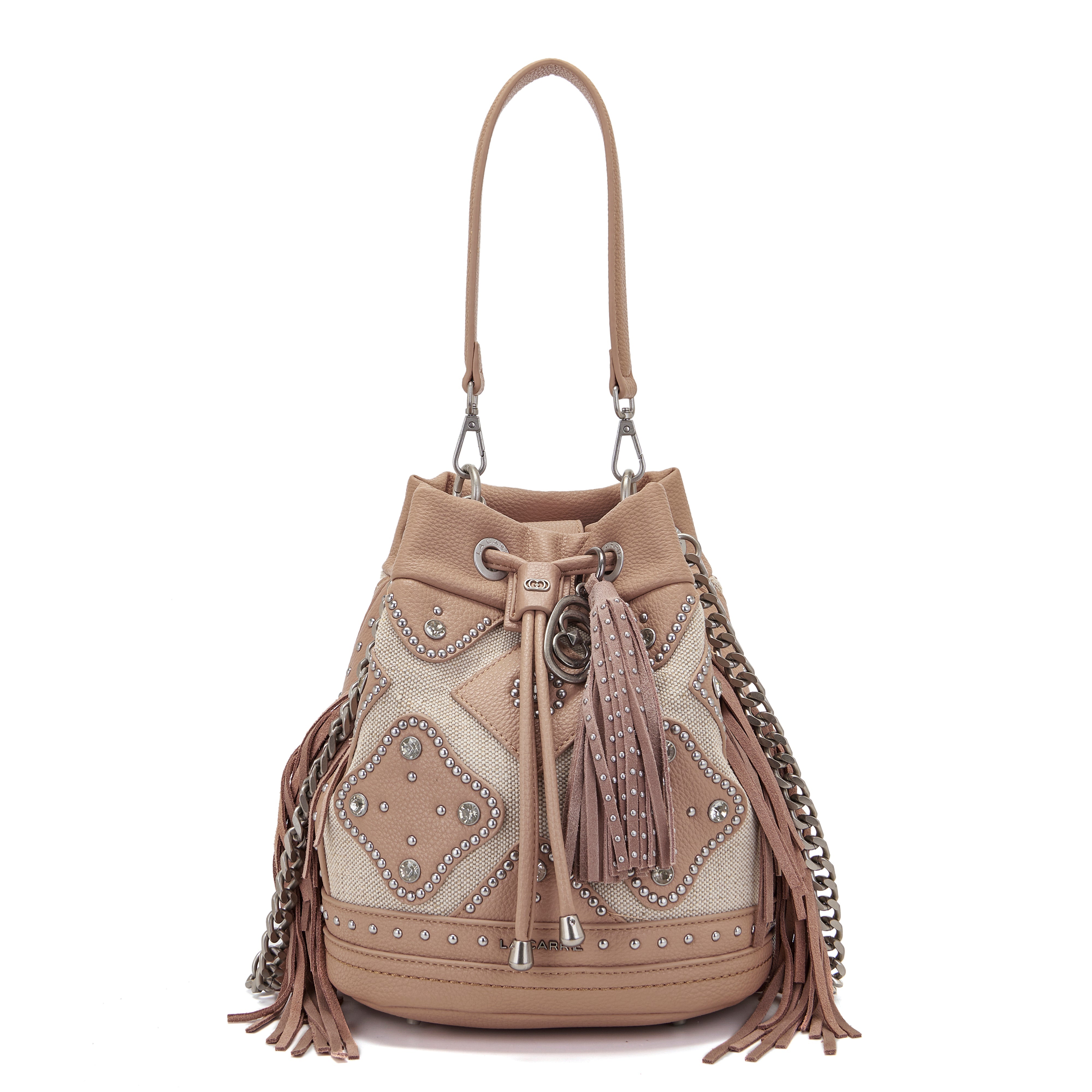 La Carrie Butterfly sac seau canvas cotto 26 cm