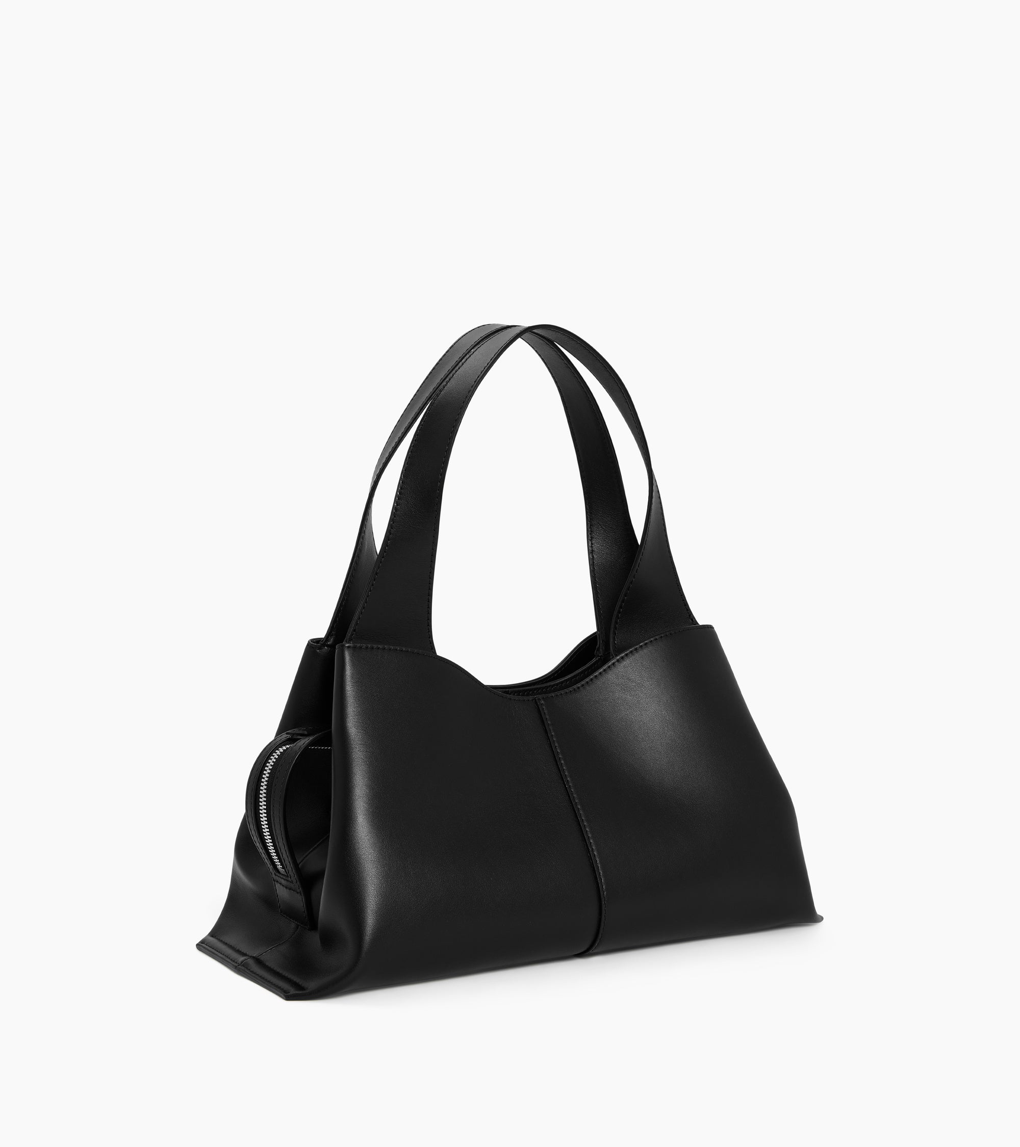 Le Tanneur Félicie petit sac cuir lisse noir