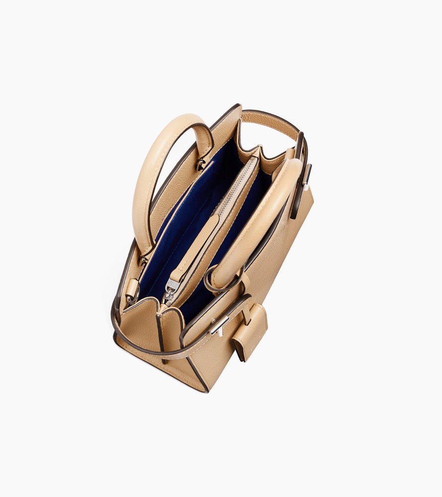 Le Tanneur Emilie petit sac cuir grainé Desert femme