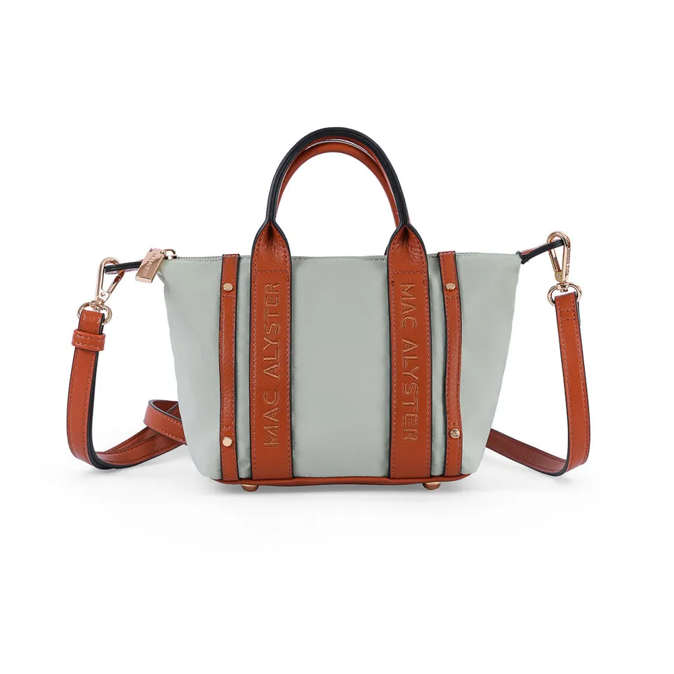 Mac Alyster Abrielle petit sac à main Beige tissu
