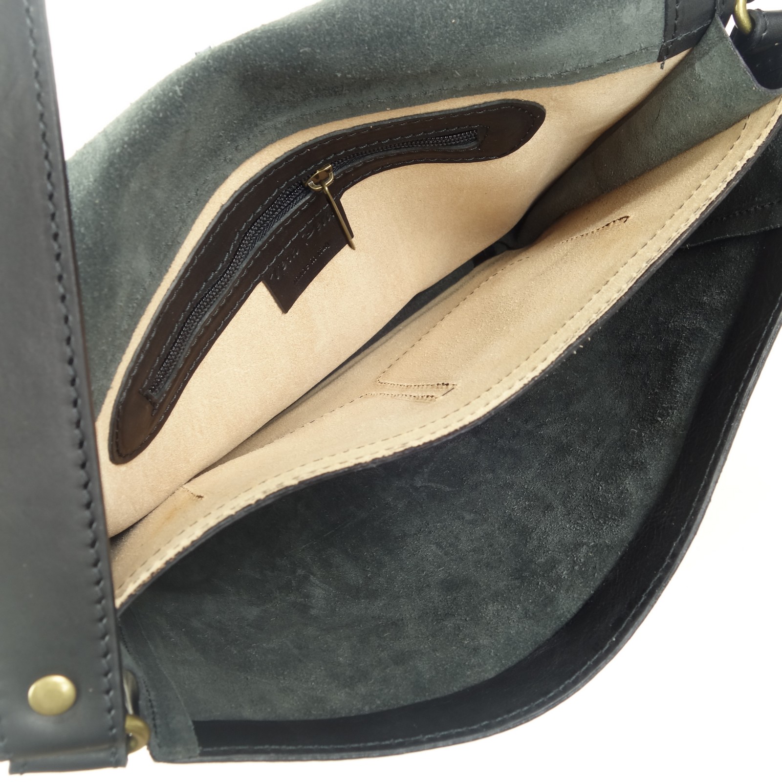 Collection Esprit Cuir Modena sacoche cuir noir homme