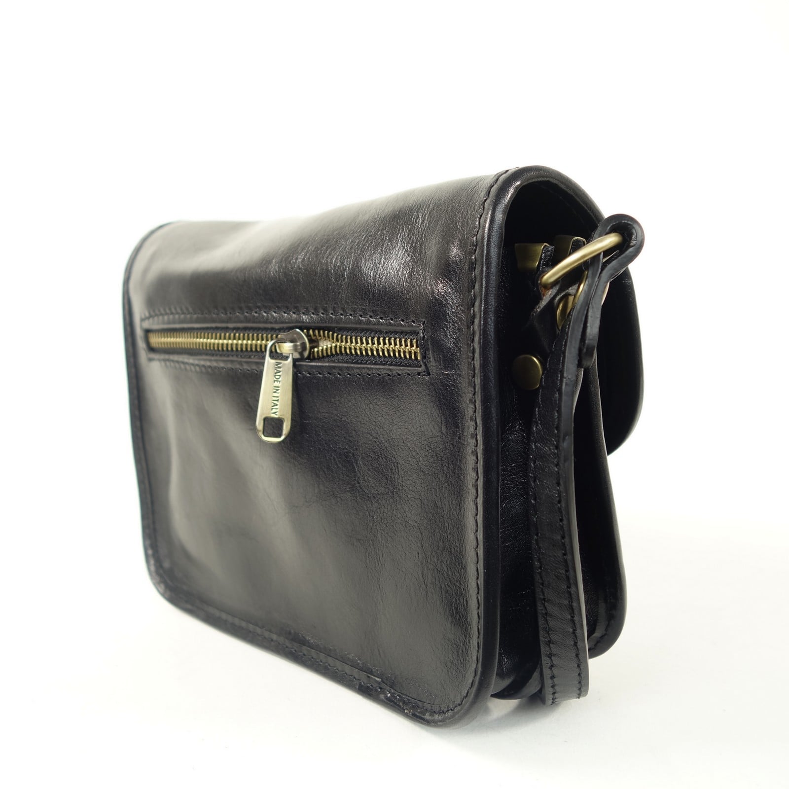 Collection Esprit Cuir ELANIA micro sac cuir noir vintage