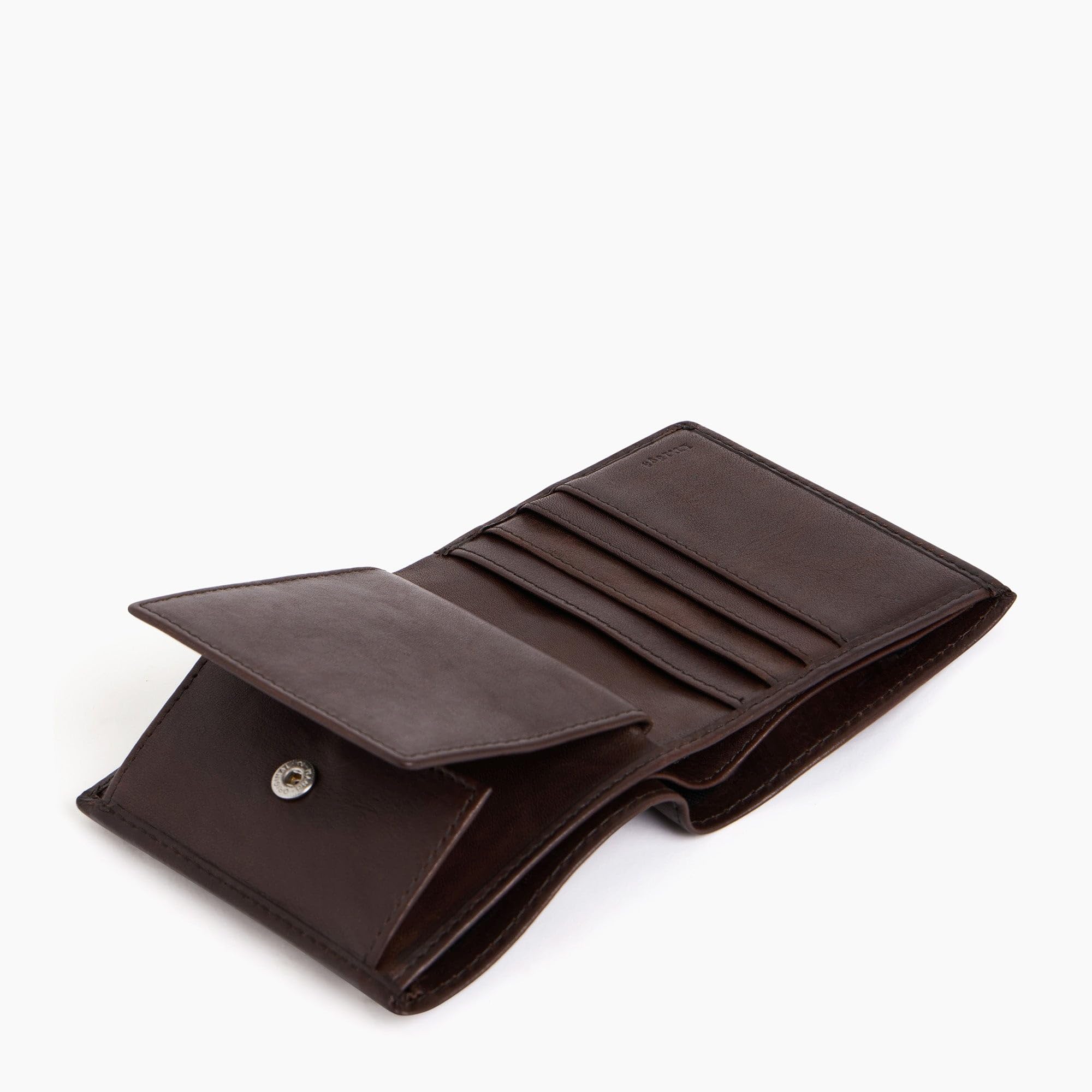 Le Tanneur Gary porte-monnaie boîte cuir huilé homme