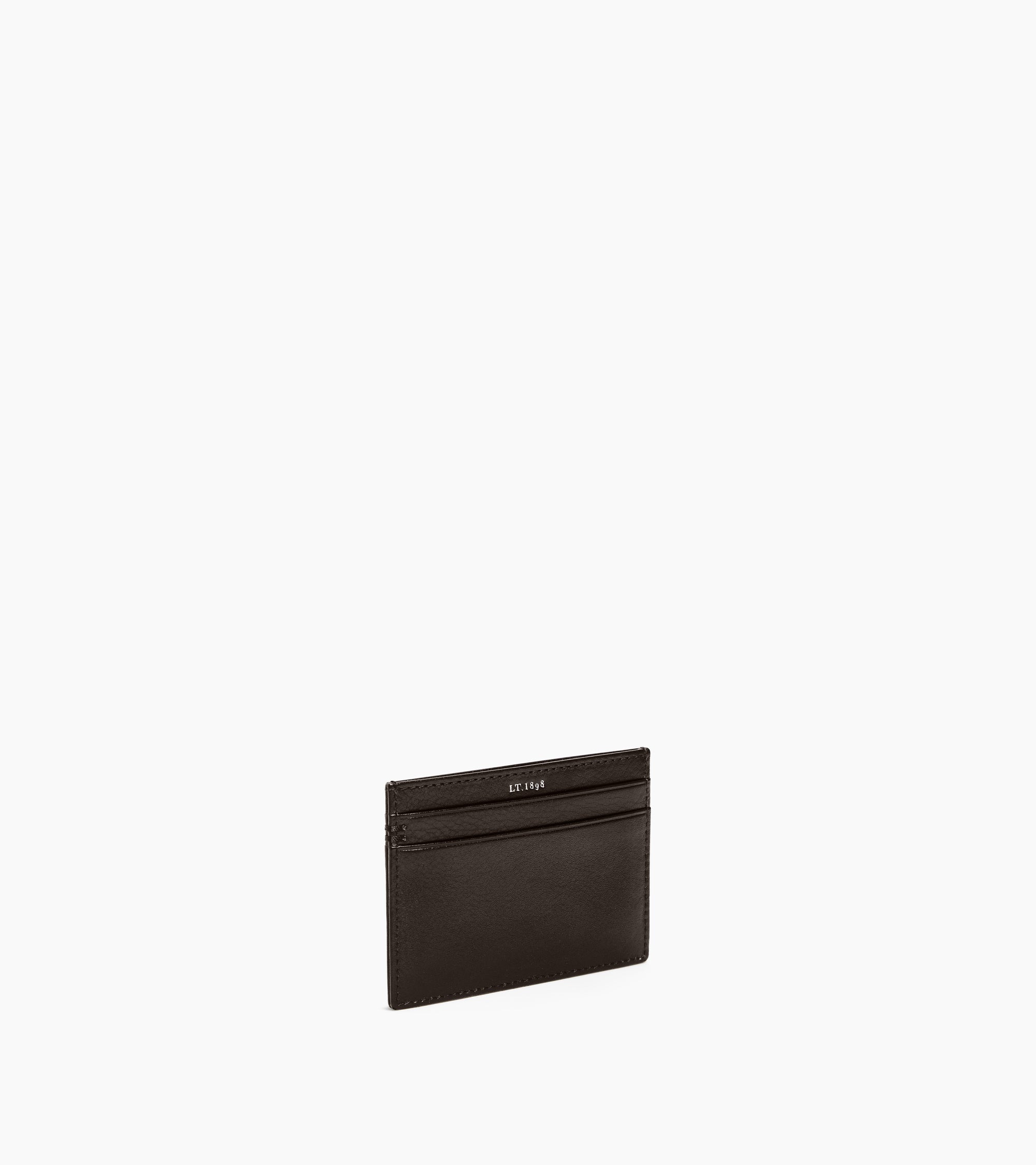 Le Tanneur Lucien porte-cartes cuir huilé brown coffee