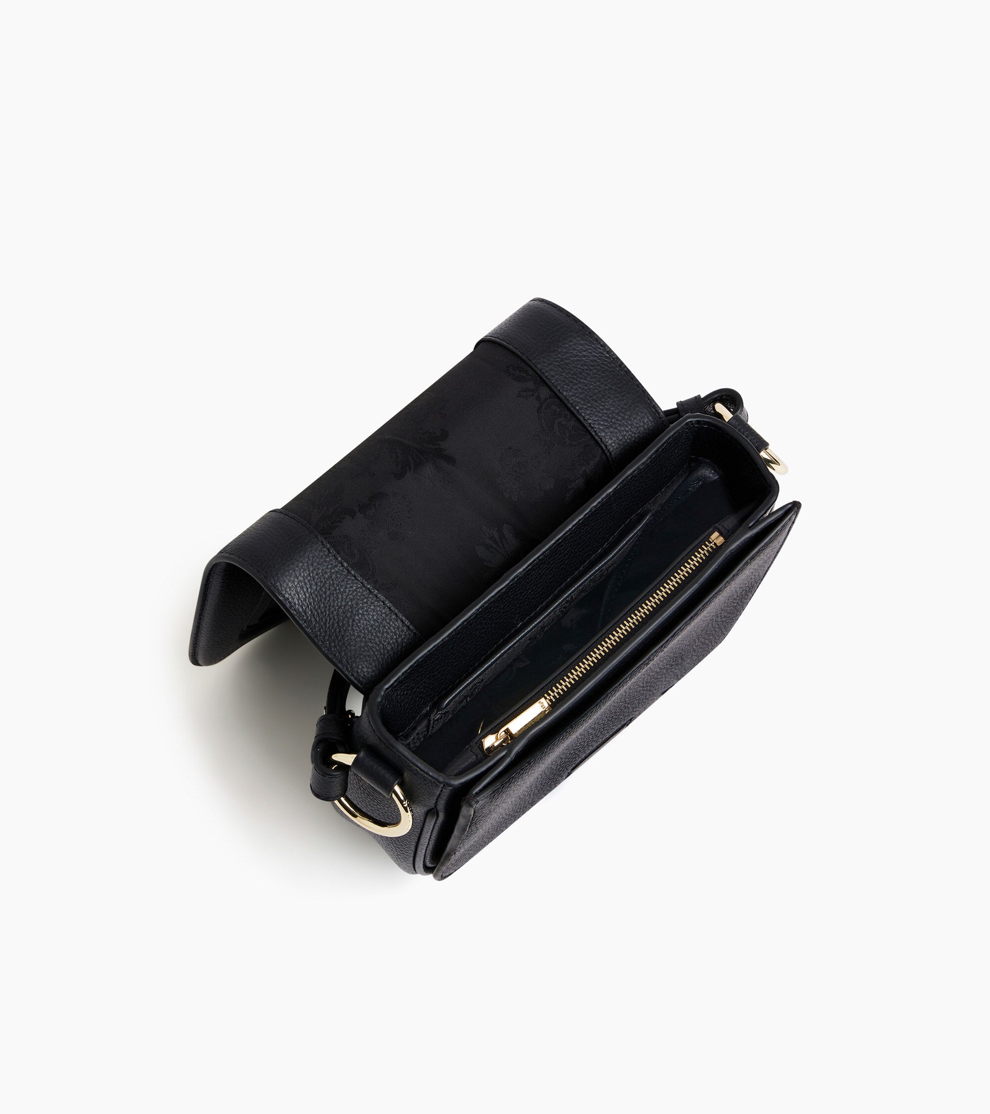 Le Tanneur Ella petit sac bandoulière cuir grainé noir