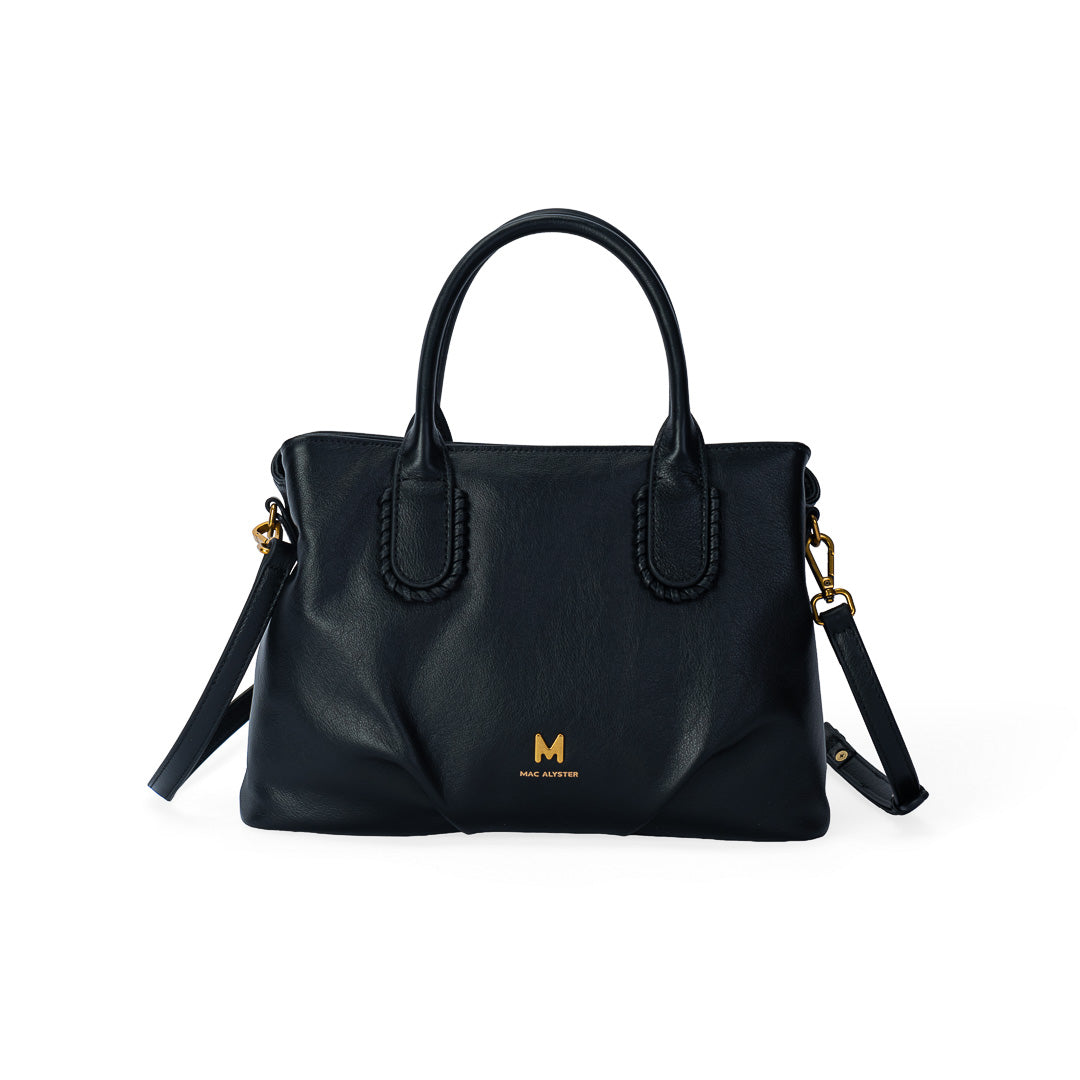 MAC ALYSTER LILY sac à main marron clair cuir