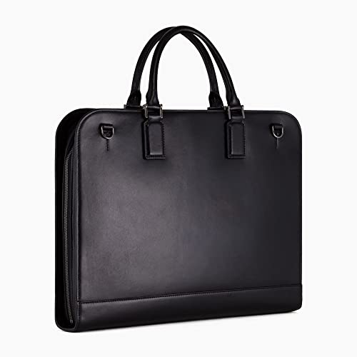 Le Tanneur Honoré porte-documents cuir slim 15" 40 cm