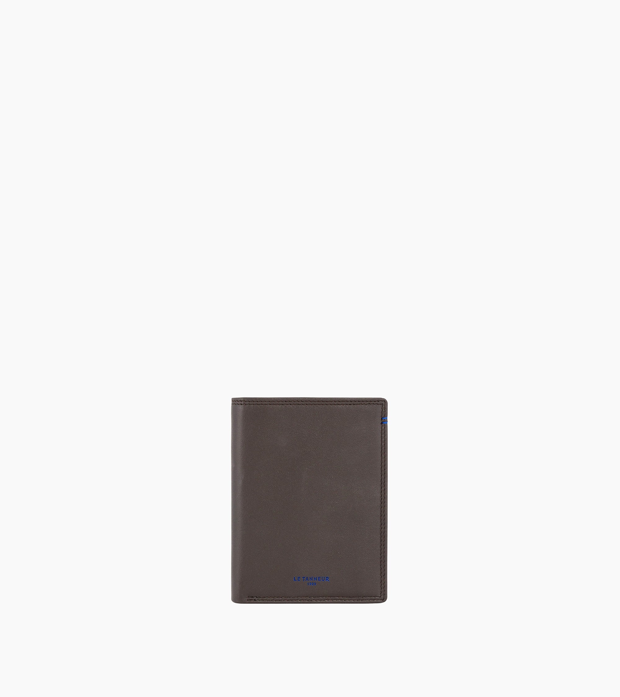 Le Tanneur Martin portefeuille cuir lisse marron Coffee Brown