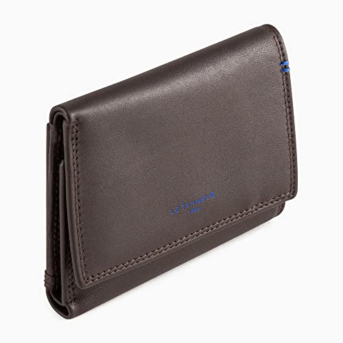 Le Tanneur Grand Porte Monnaie Cuir Lisse Homme 11x8 cm