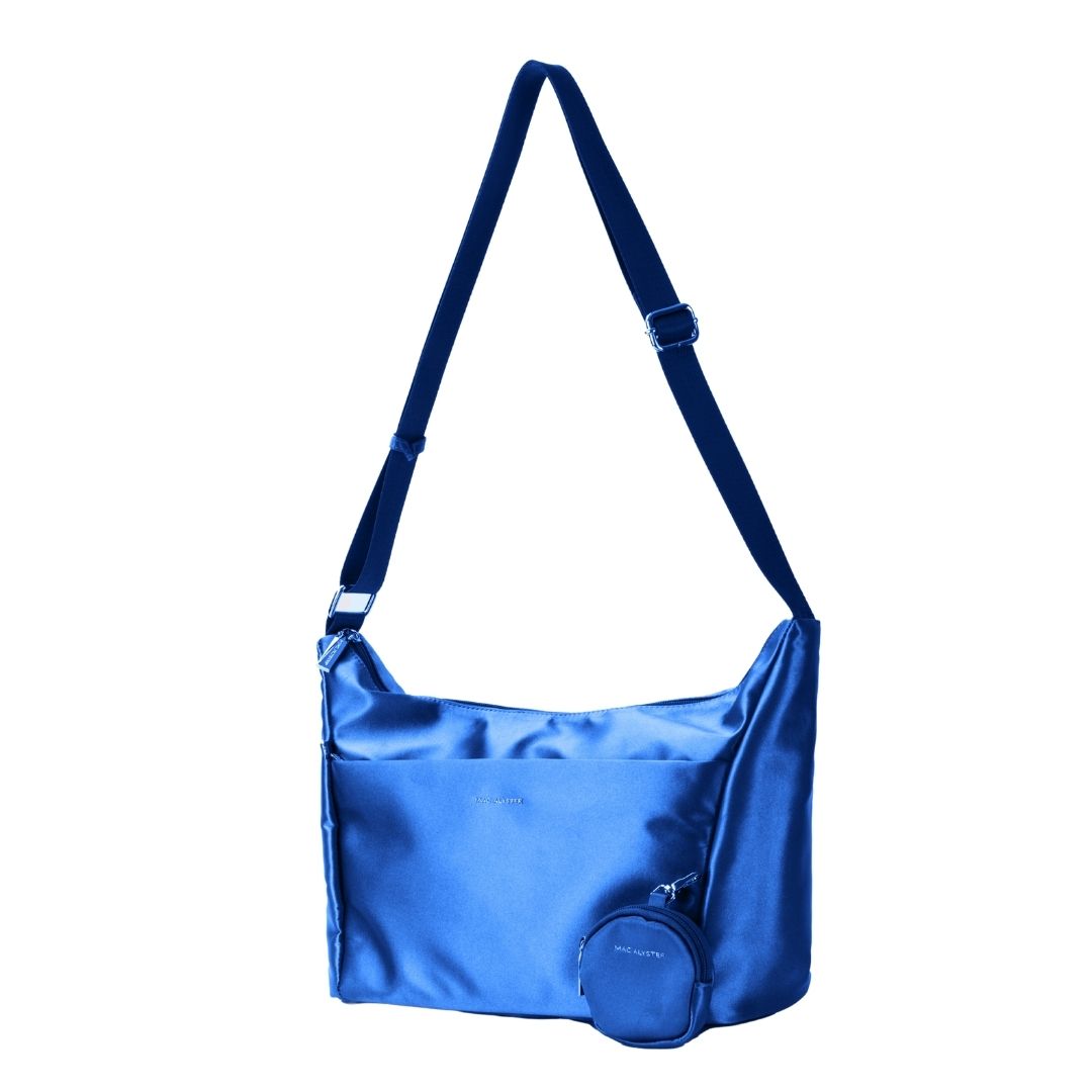 MAC ALYSTER Studio Passion sac trotteur nylon bleu métallisé