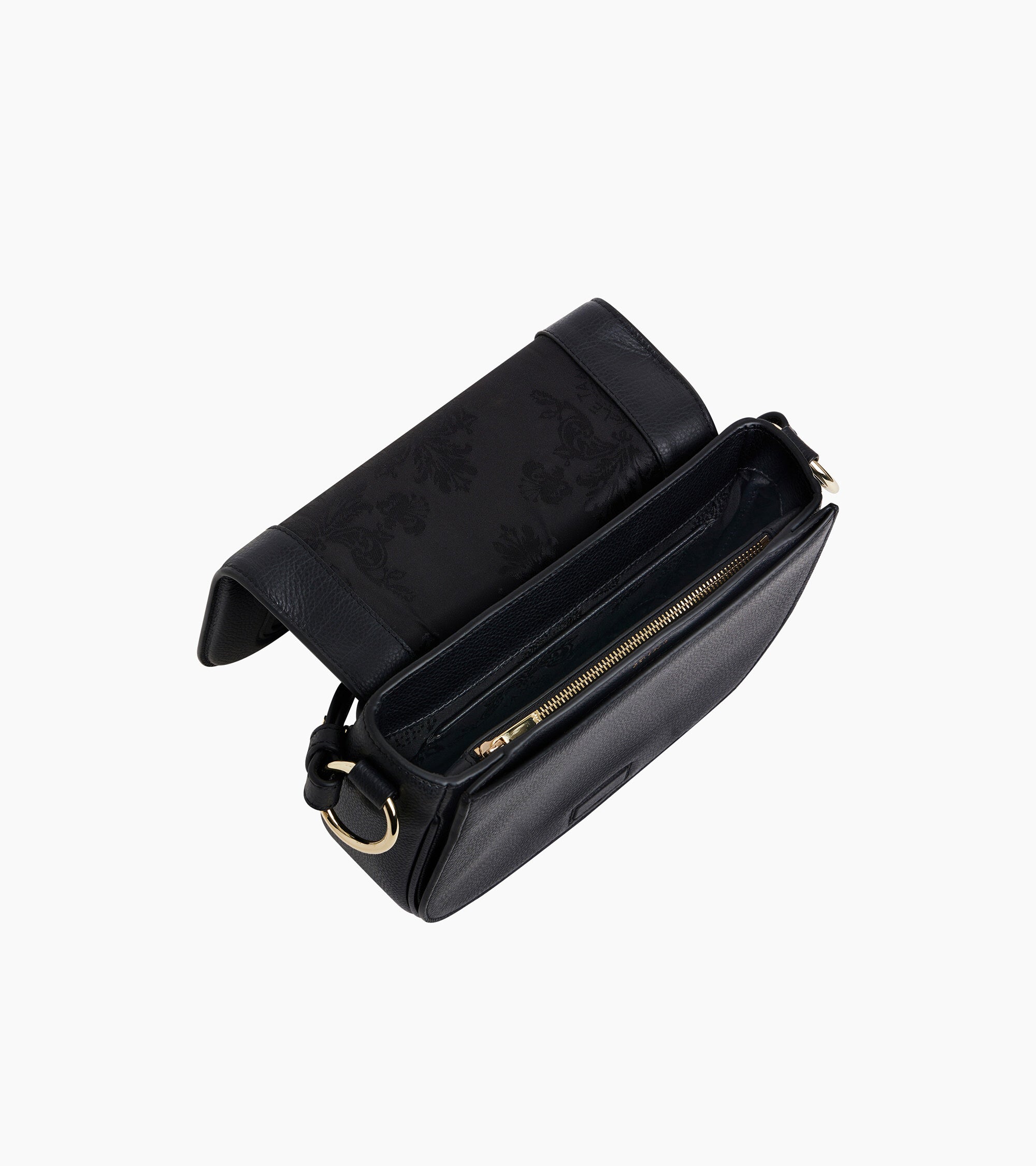 Le Tanneur Ella besace cuir grainé moyen Black
