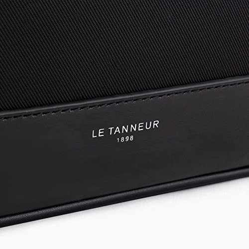 Le Tanneur Gaspard sac bandoulière toile large cuir