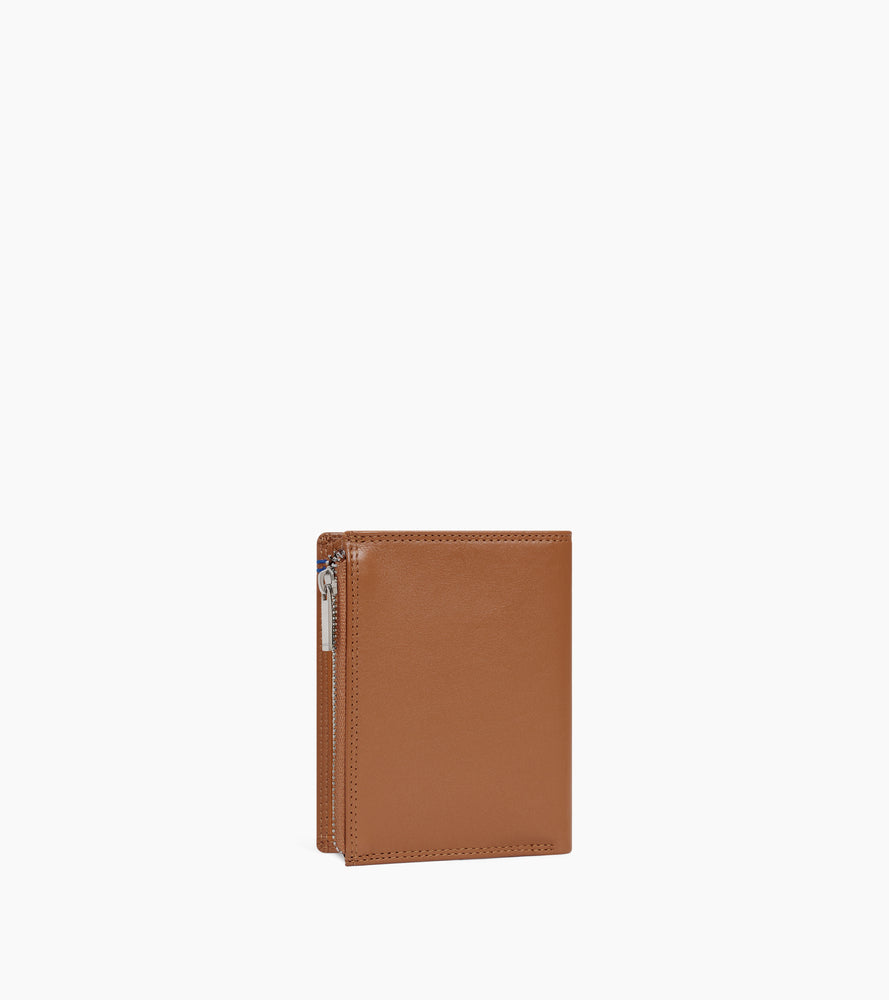 Le Tanneur Martin portefeuille cuir lisse camel RFID