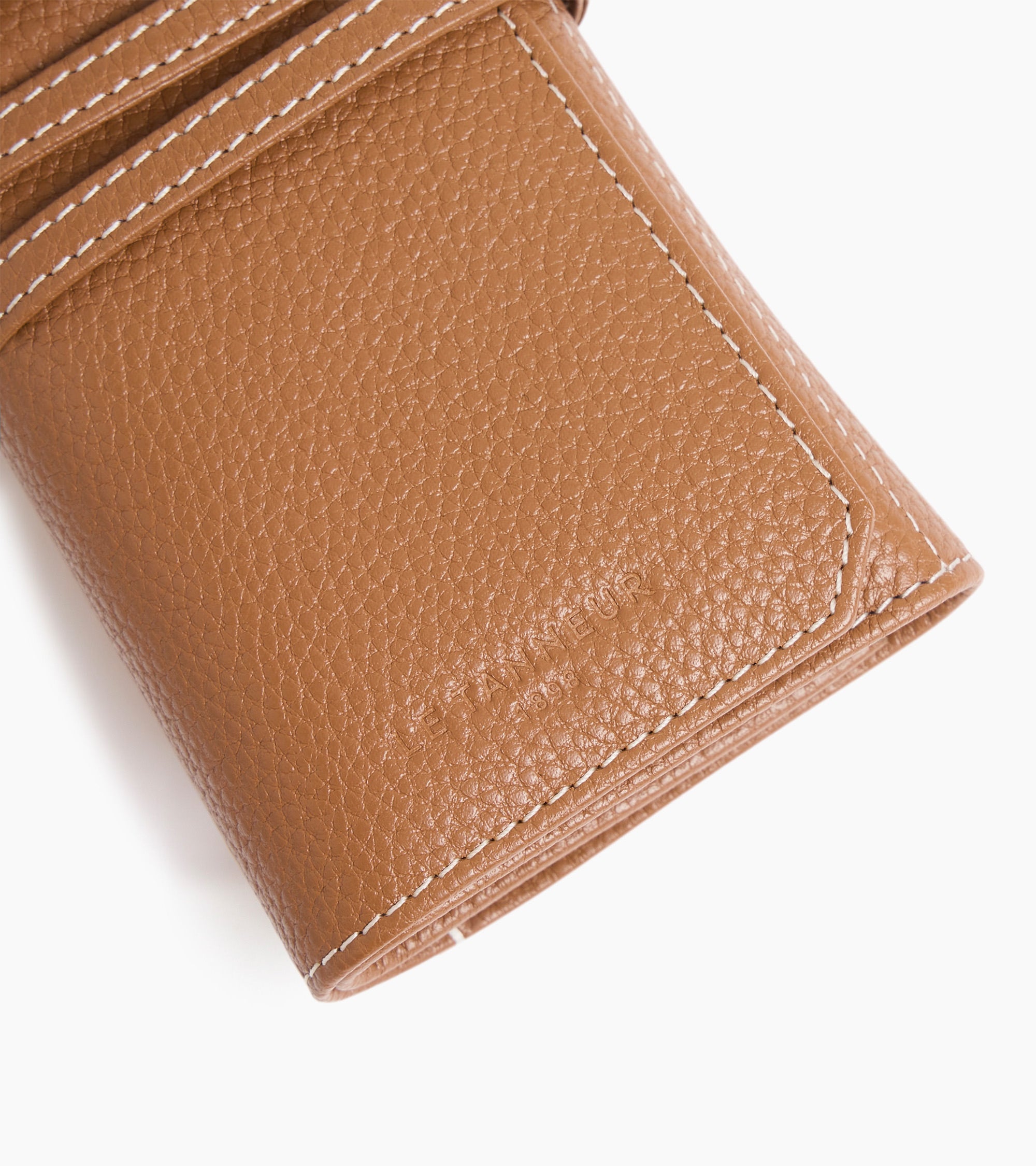 Le Tanneur coffret voyage 3 montres cuir grainé Naturel