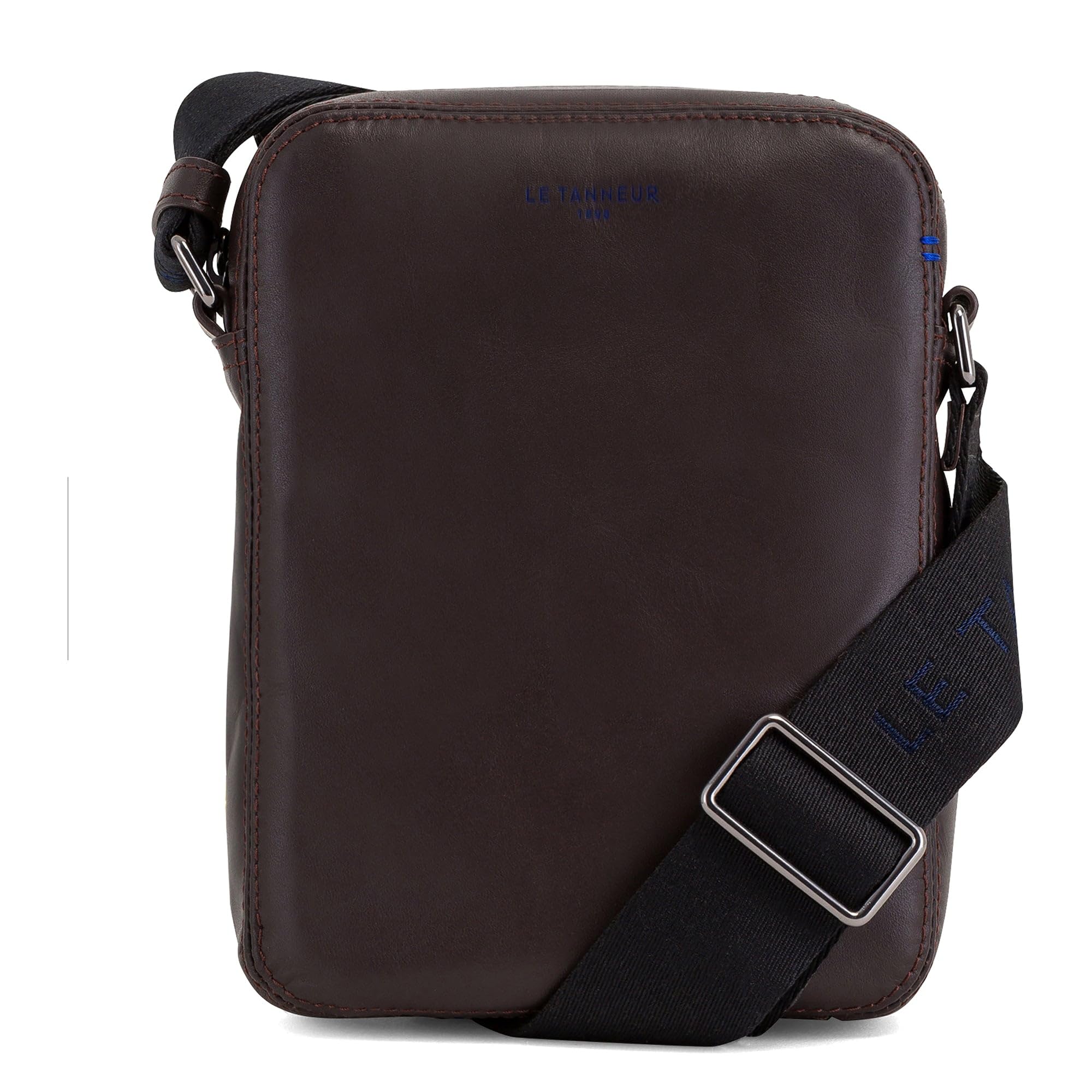 Le Tanneur Martin sacoche cuir lisse homme 16x21 cm